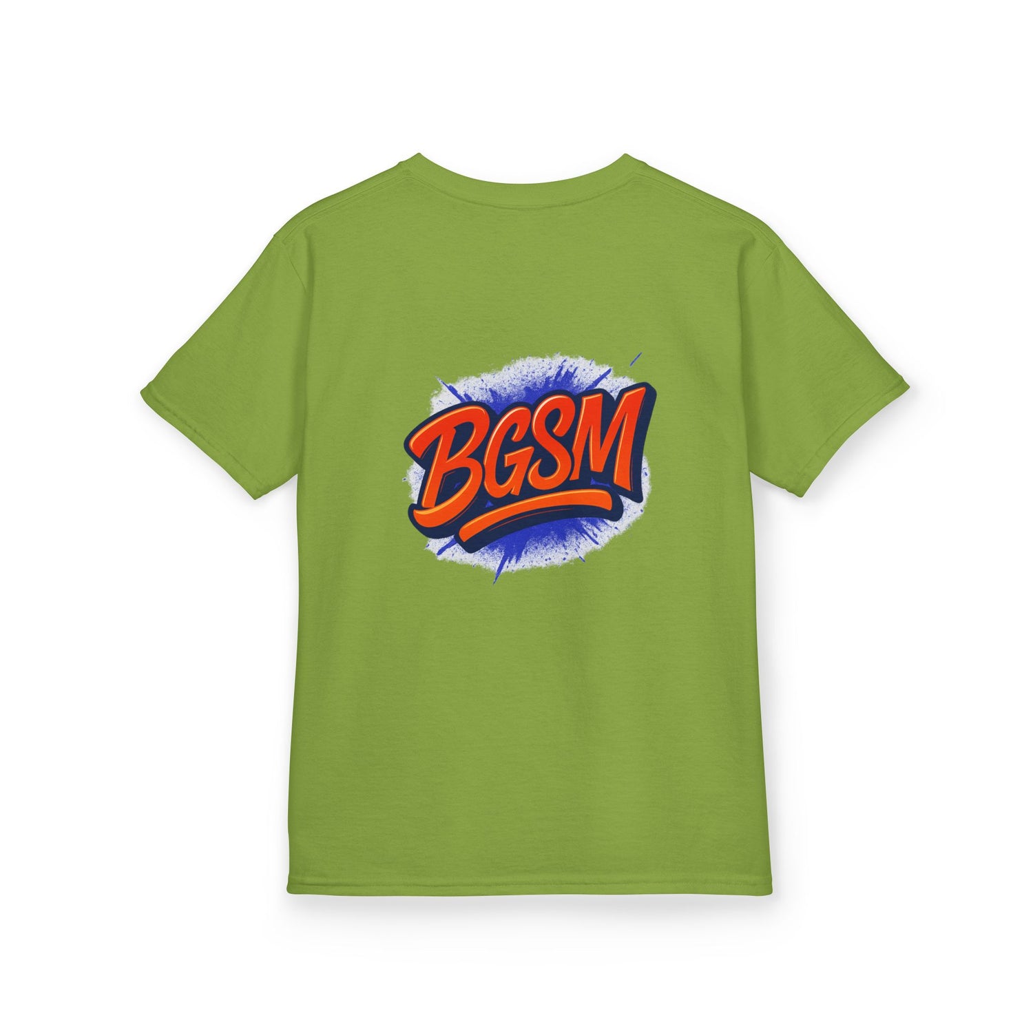 Kids Tee — "Rise Up and Pray" Christian Prayer Shirt with BGSM Back Logo