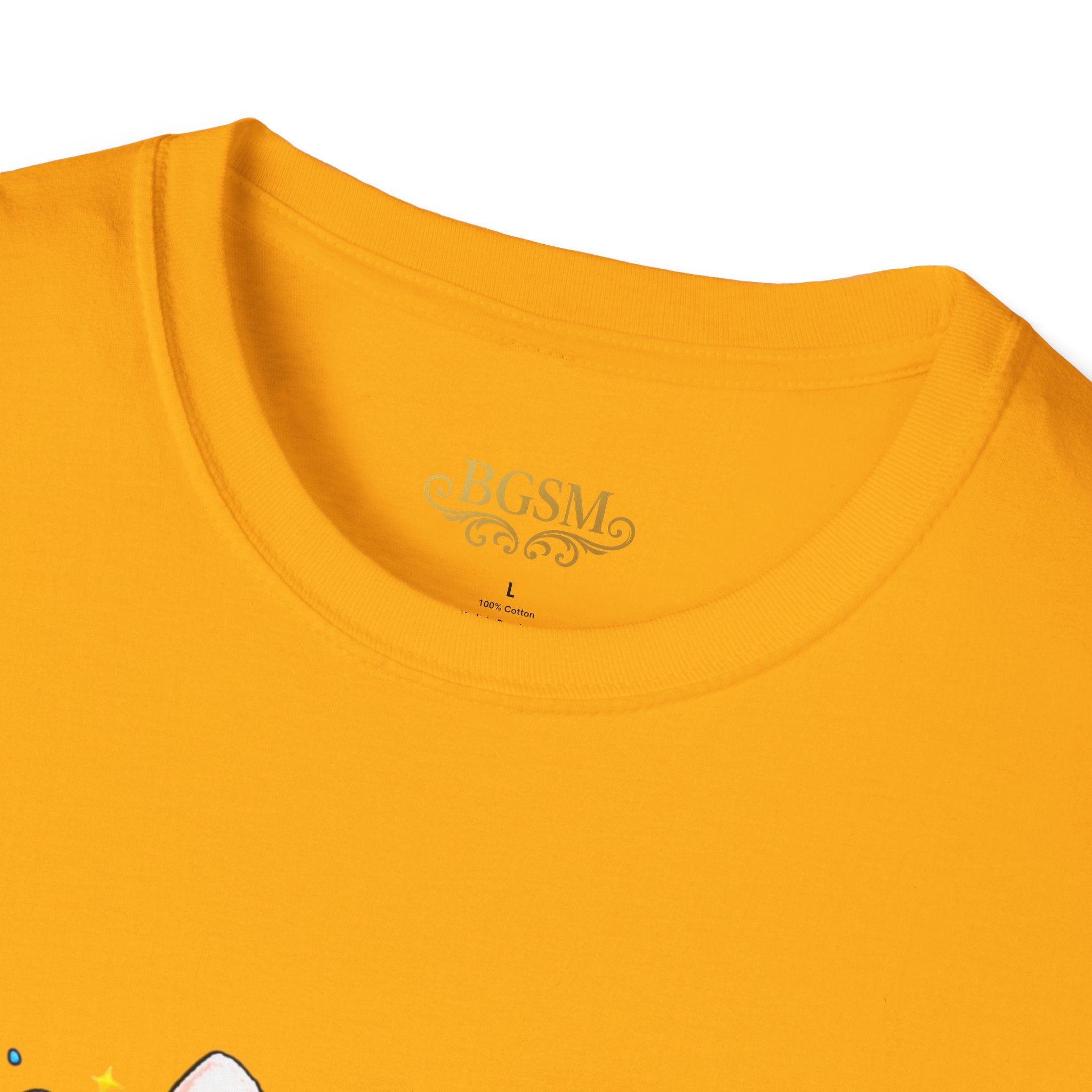 BGSM Easter Bunny Graphic T-Shirt — "Happy Easter" Colorful Holiday Tee