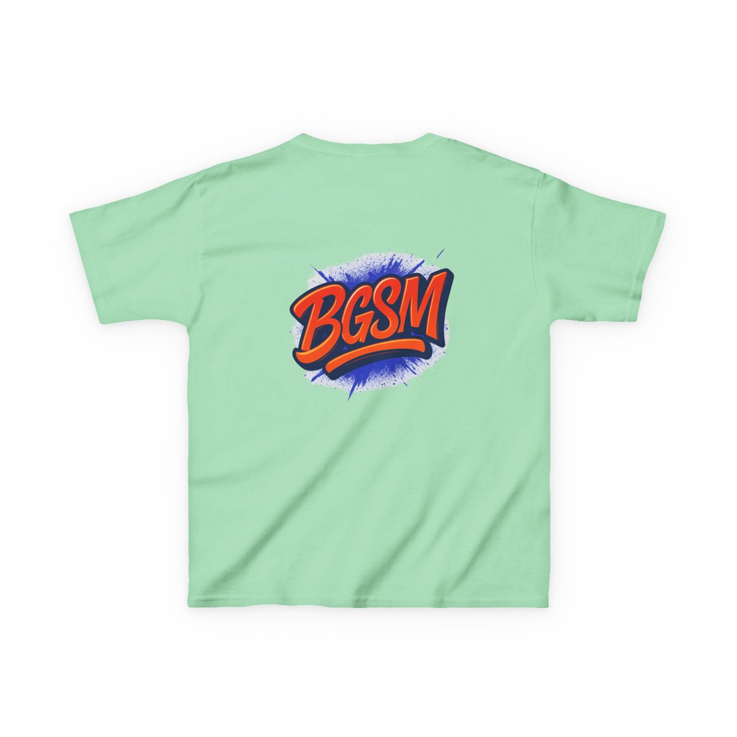 Kids Tee — "Rise Up and Pray" Christian Prayer Shirt with BGSM Back Logo