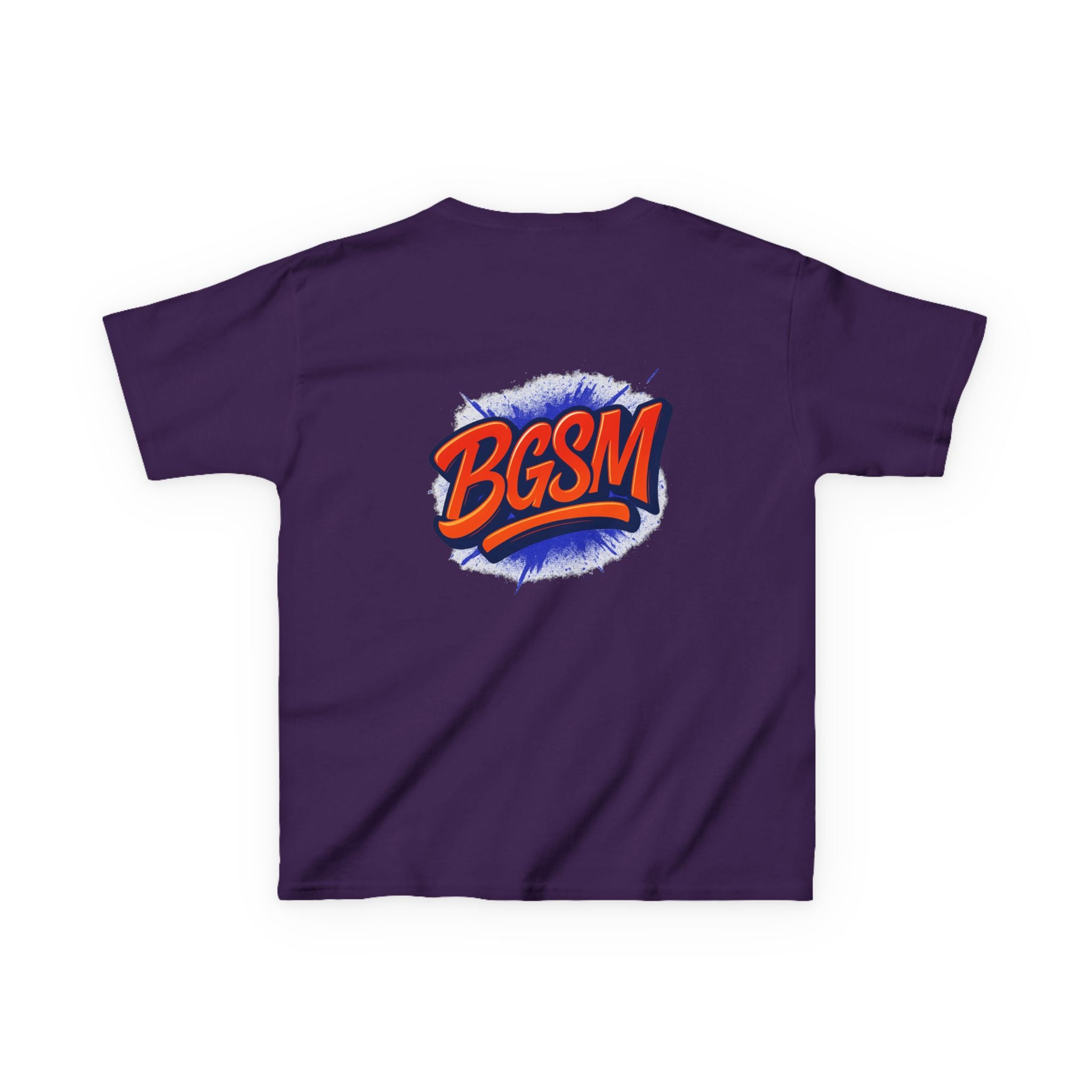 Kids Tee — "Rise Up and Pray" Christian Prayer Shirt with BGSM Back Logo
