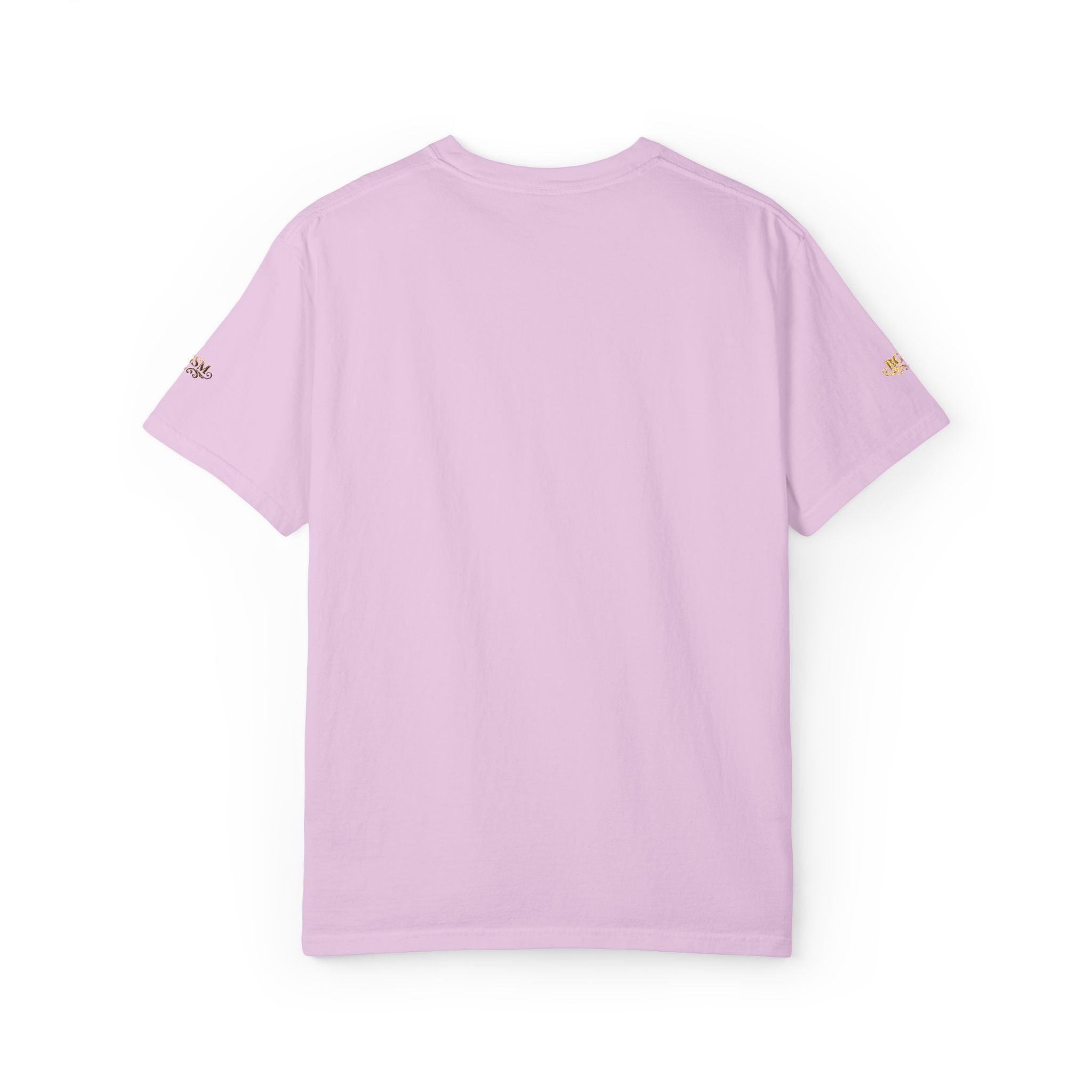 Autumn Fox Pocket T-Shirt — Rust Garment-Dyed Tee with Pocket Fox Design