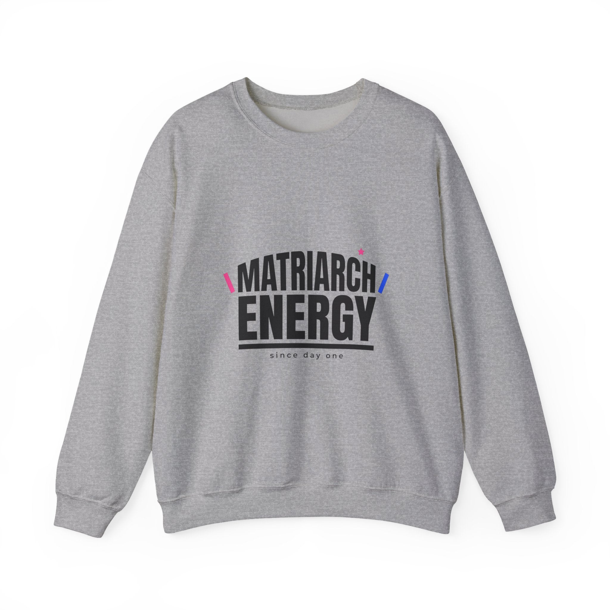 Matriarch Energy Sweatshirt | Typographic Mom, Minimal Mother’s Day