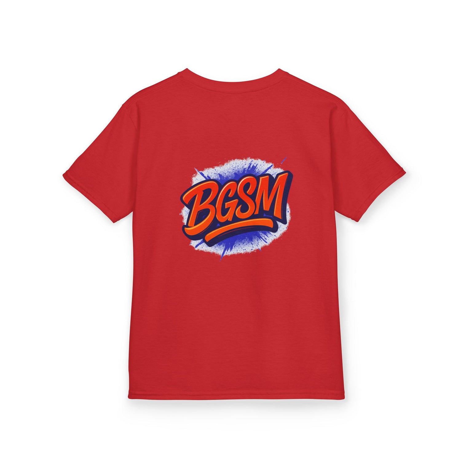 Kids Tee — "Rise Up and Pray" Christian Prayer Shirt with BGSM Back Logo