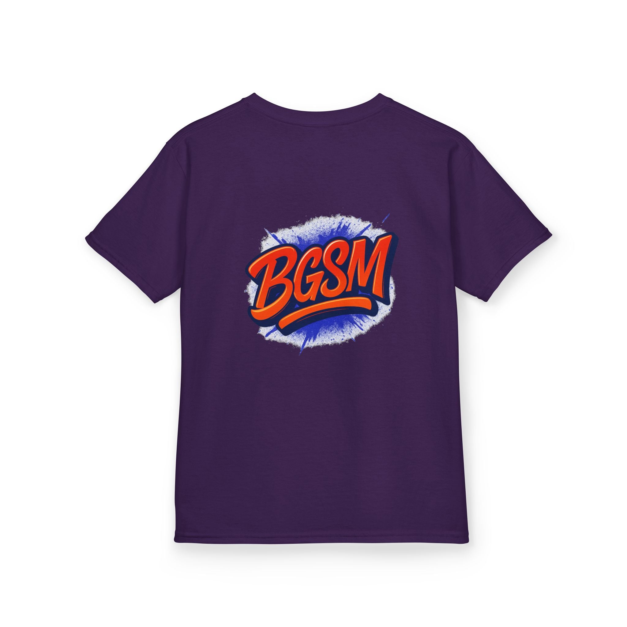Kids Tee — "Rise Up and Pray" Christian Prayer Shirt with BGSM Back Logo
