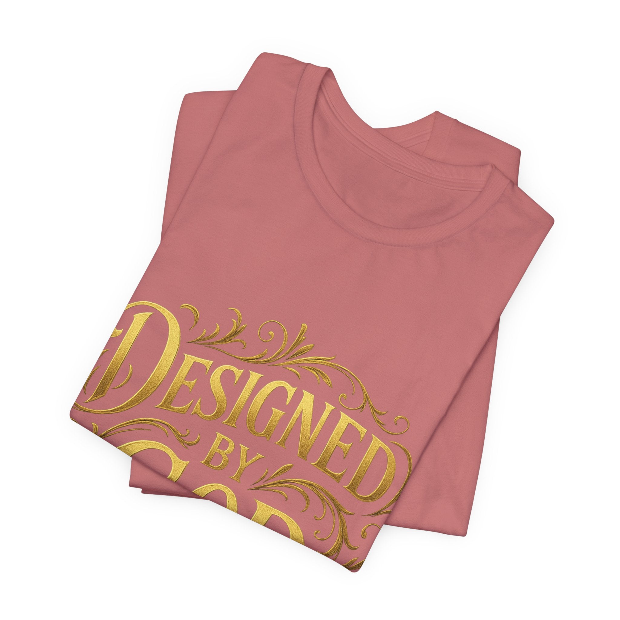 BGSM Designed by God Tee — Inspirational Christian Short Sleeve Shirt (BGSM)