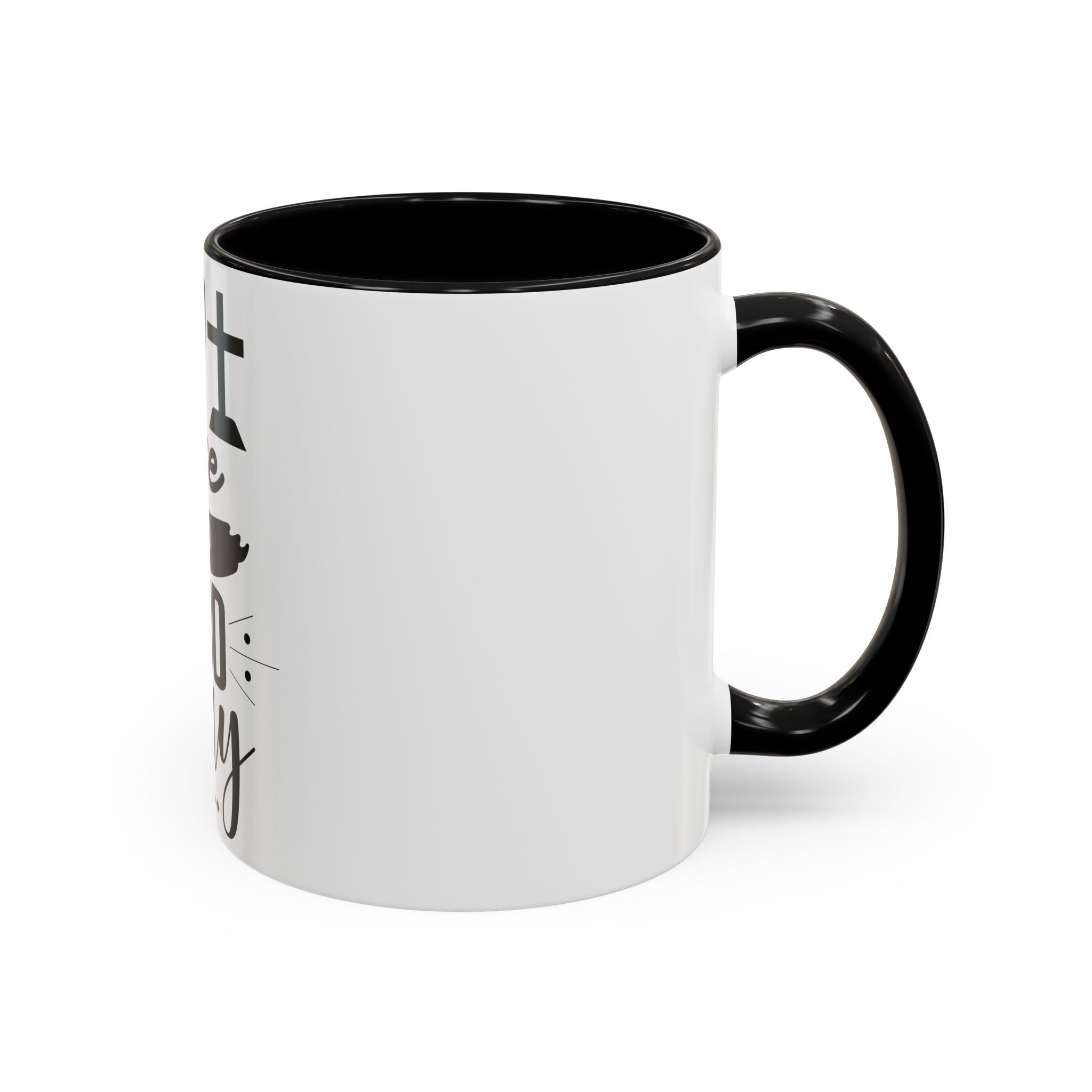 Rise Up and Pray Accent Coffee Mug – Inspirational Christian Coffee Cup