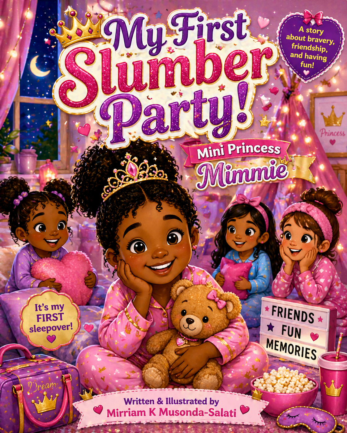 Mini Princess Mimmie: My First Slumber Party cover