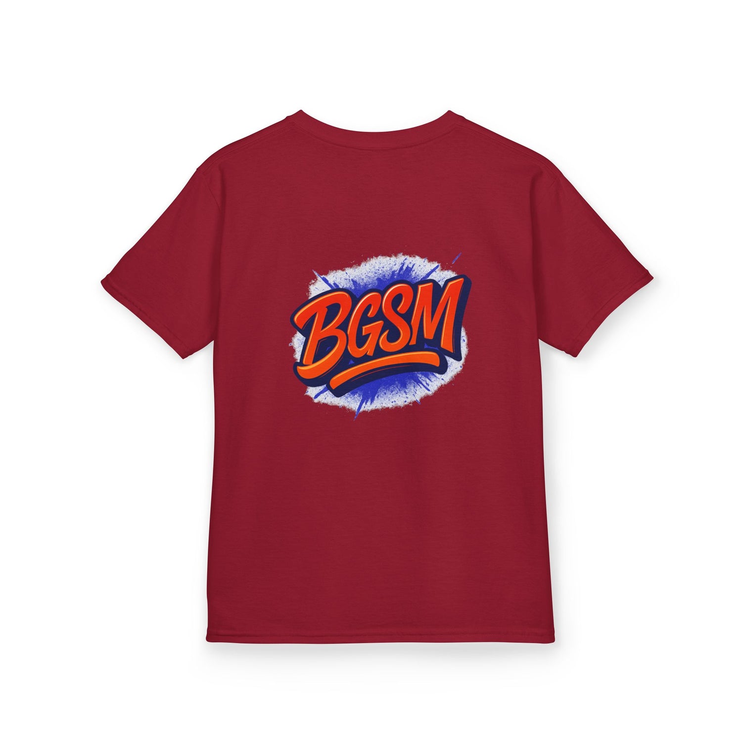 Kids Tee — "Rise Up and Pray" Christian Prayer Shirt with BGSM Back Logo