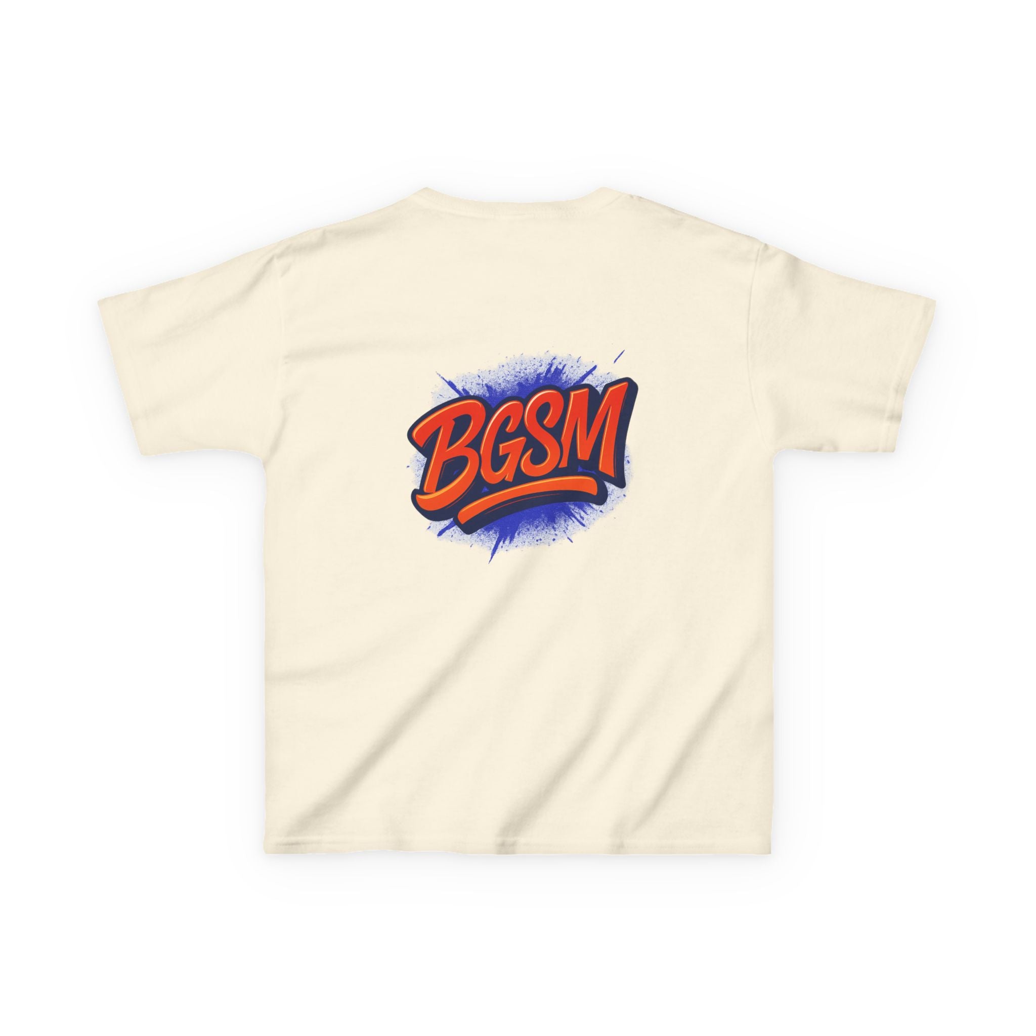 Kids Tee — "Rise Up and Pray" Christian Prayer Shirt with BGSM Back Logo