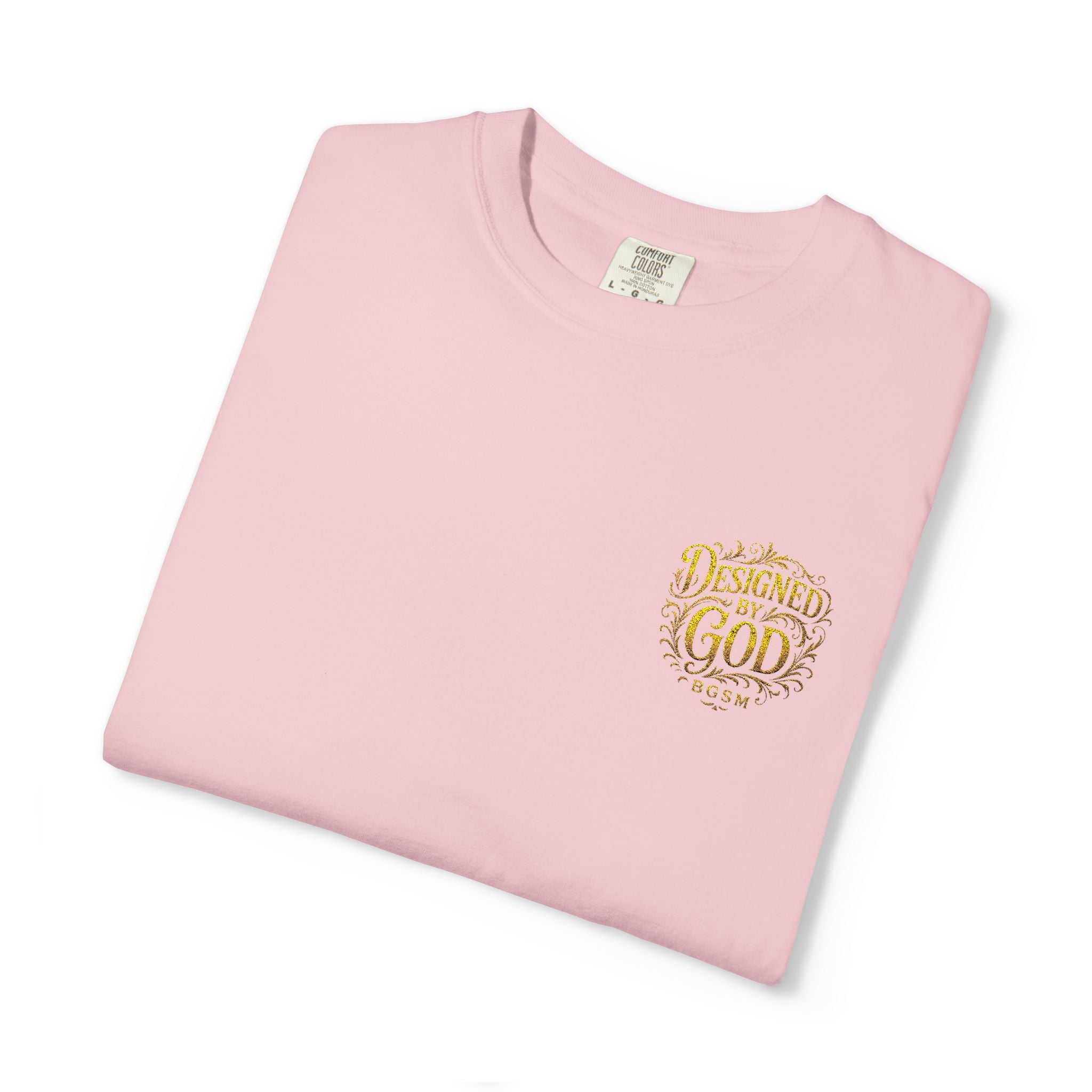 Autumn Fox Pocket T-Shirt — Rust Garment-Dyed Tee with Pocket Fox Design