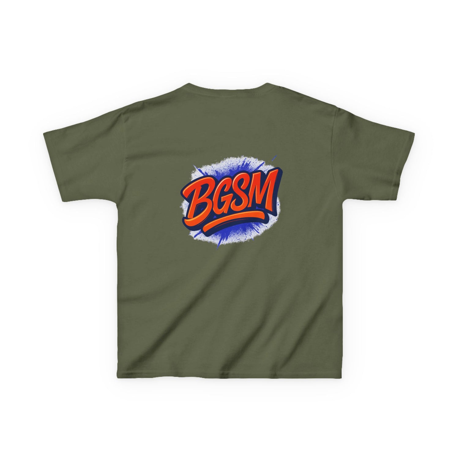 Kids Tee — "Rise Up and Pray" Christian Prayer Shirt with BGSM Back Logo