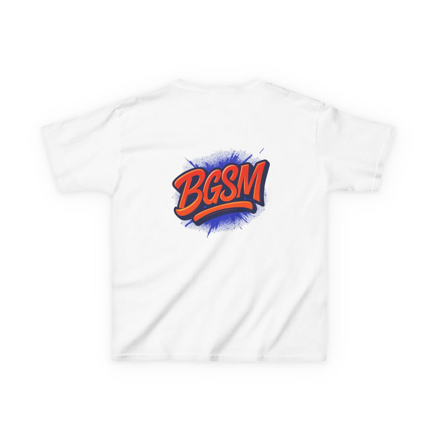 Kids Tee — "Rise Up and Pray" Christian Prayer Shirt with BGSM Back Logo