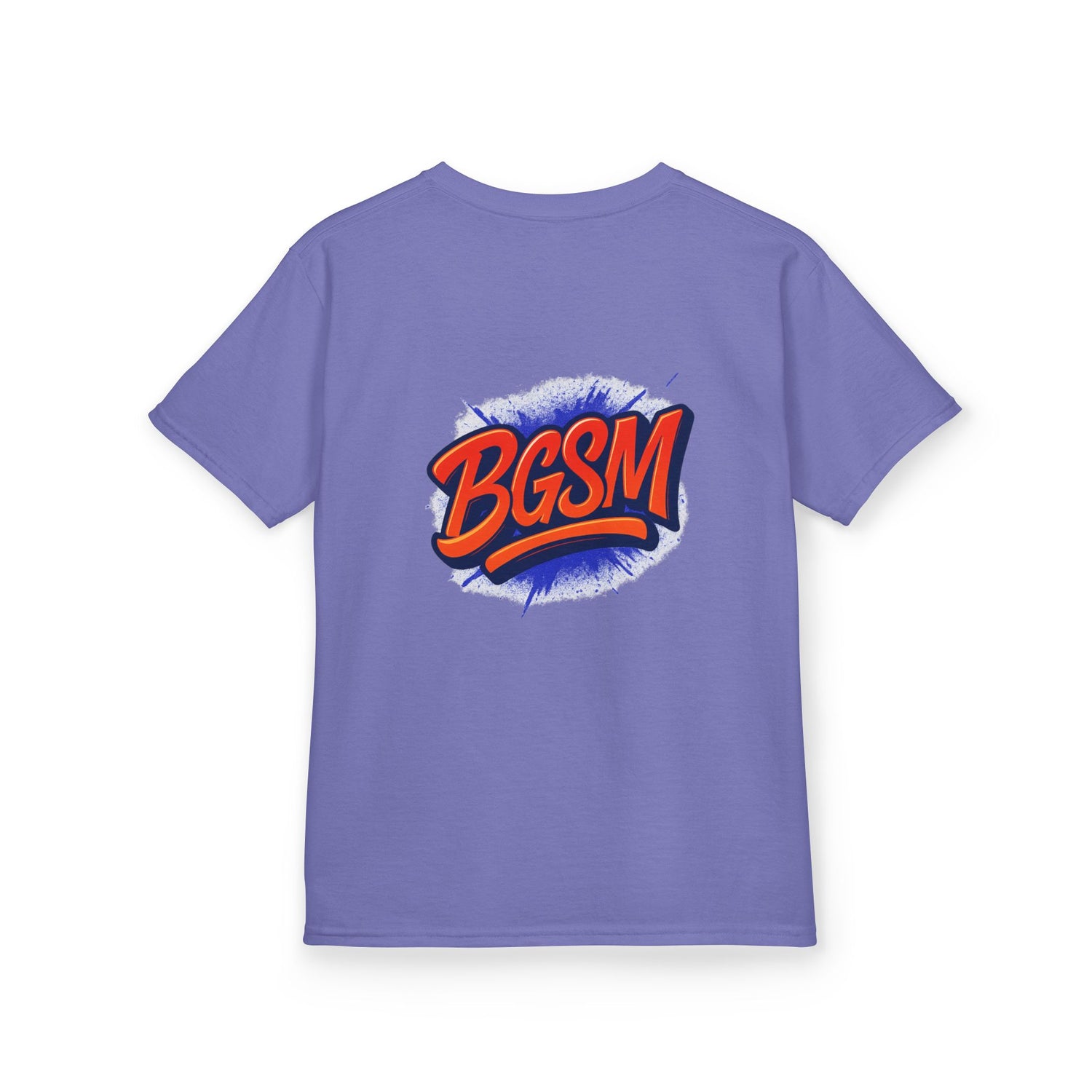 Kids Tee — "Rise Up and Pray" Christian Prayer Shirt with BGSM Back Logo