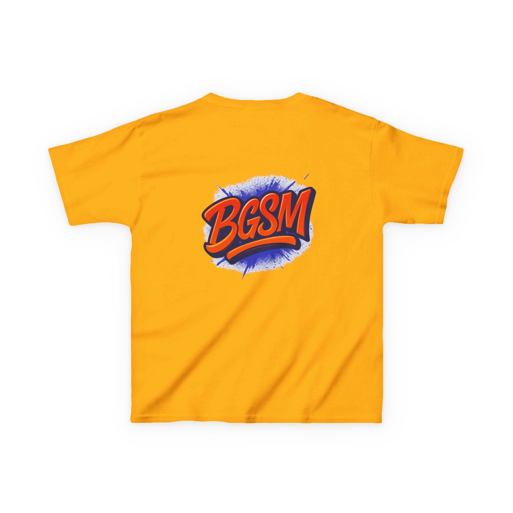 Kids Tee — "Rise Up and Pray" Christian Prayer Shirt with BGSM Back Logo