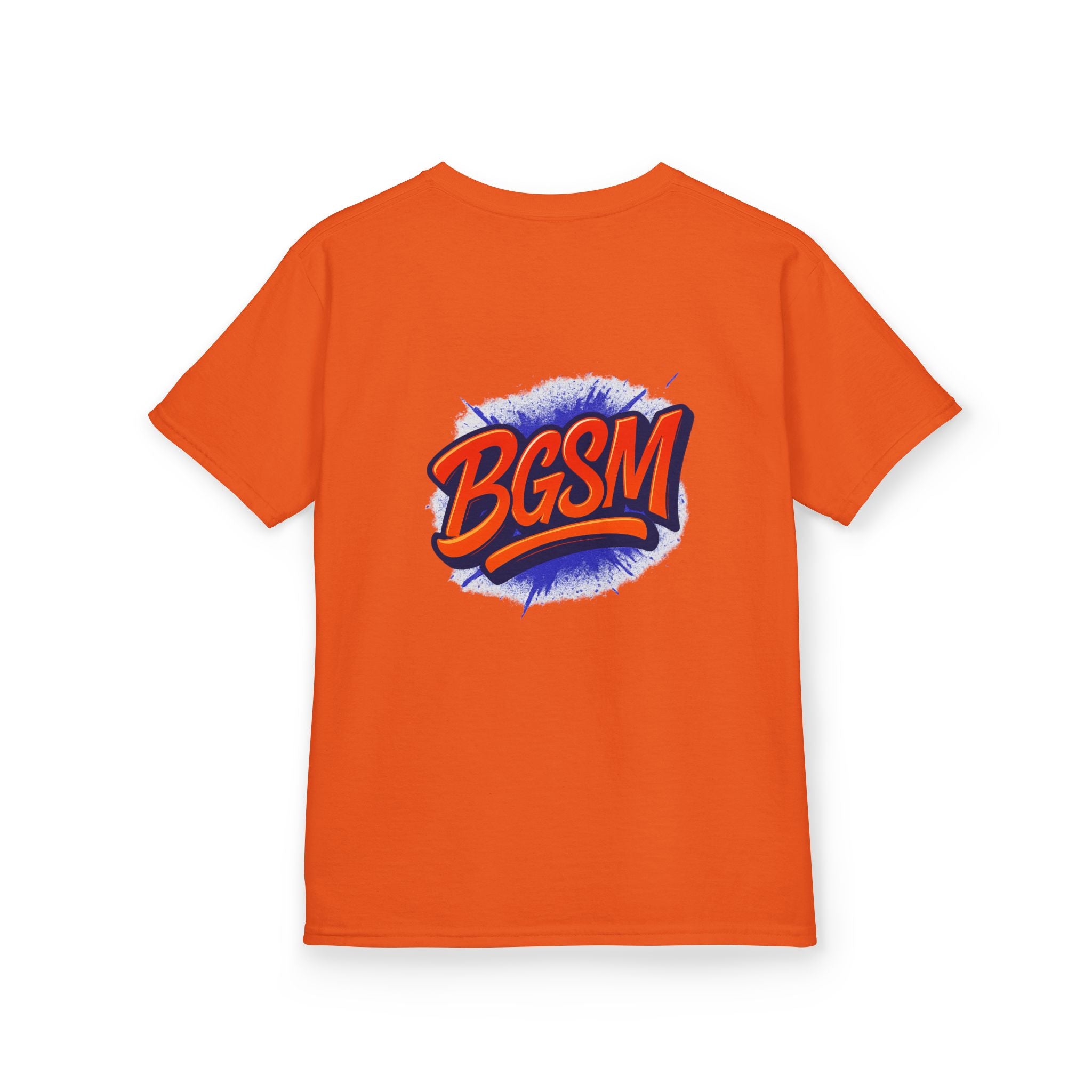 Kids Tee — "Rise Up and Pray" Christian Prayer Shirt with BGSM Back Logo