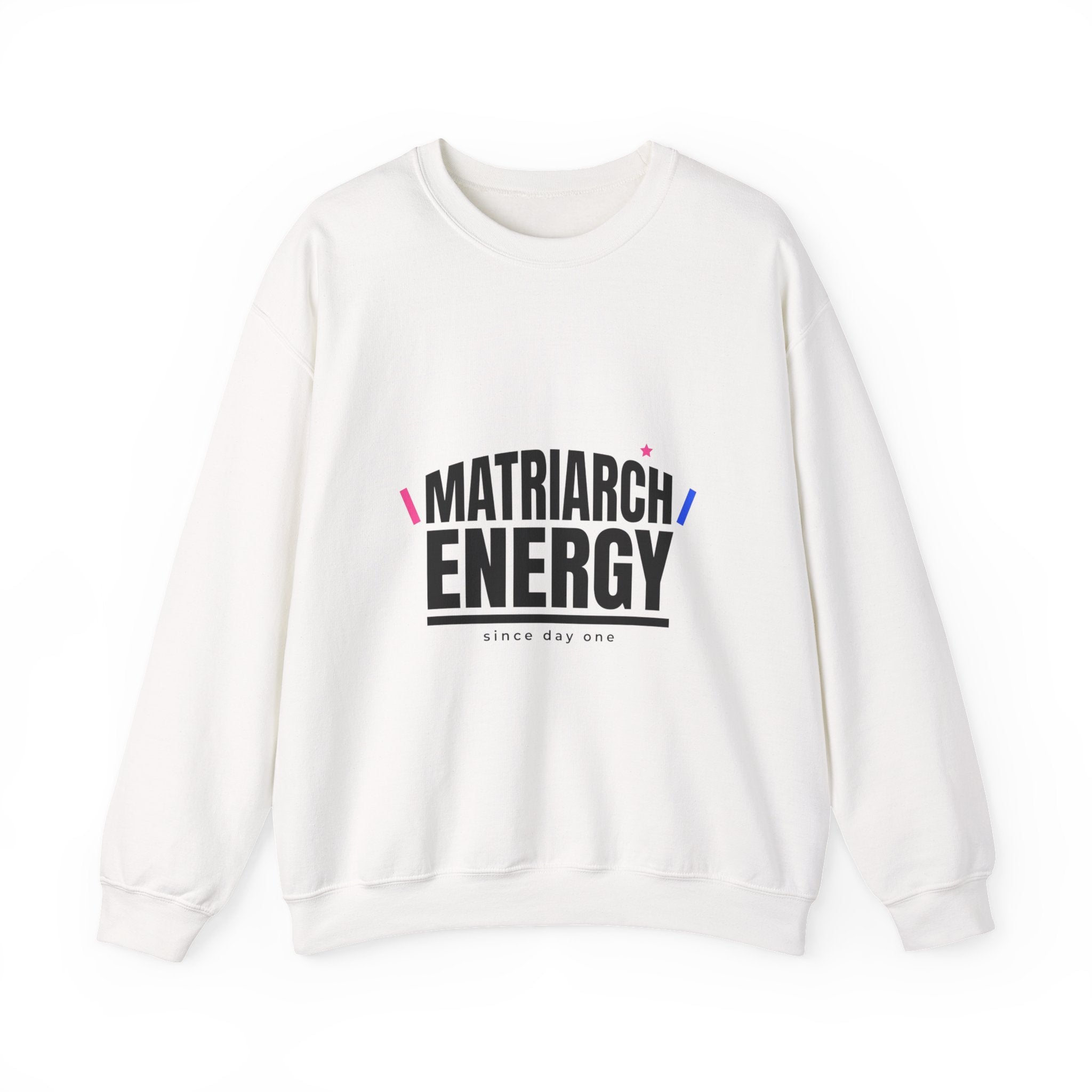 Matriarch Energy Sweatshirt | Typographic Mom, Minimal Mother’s Day