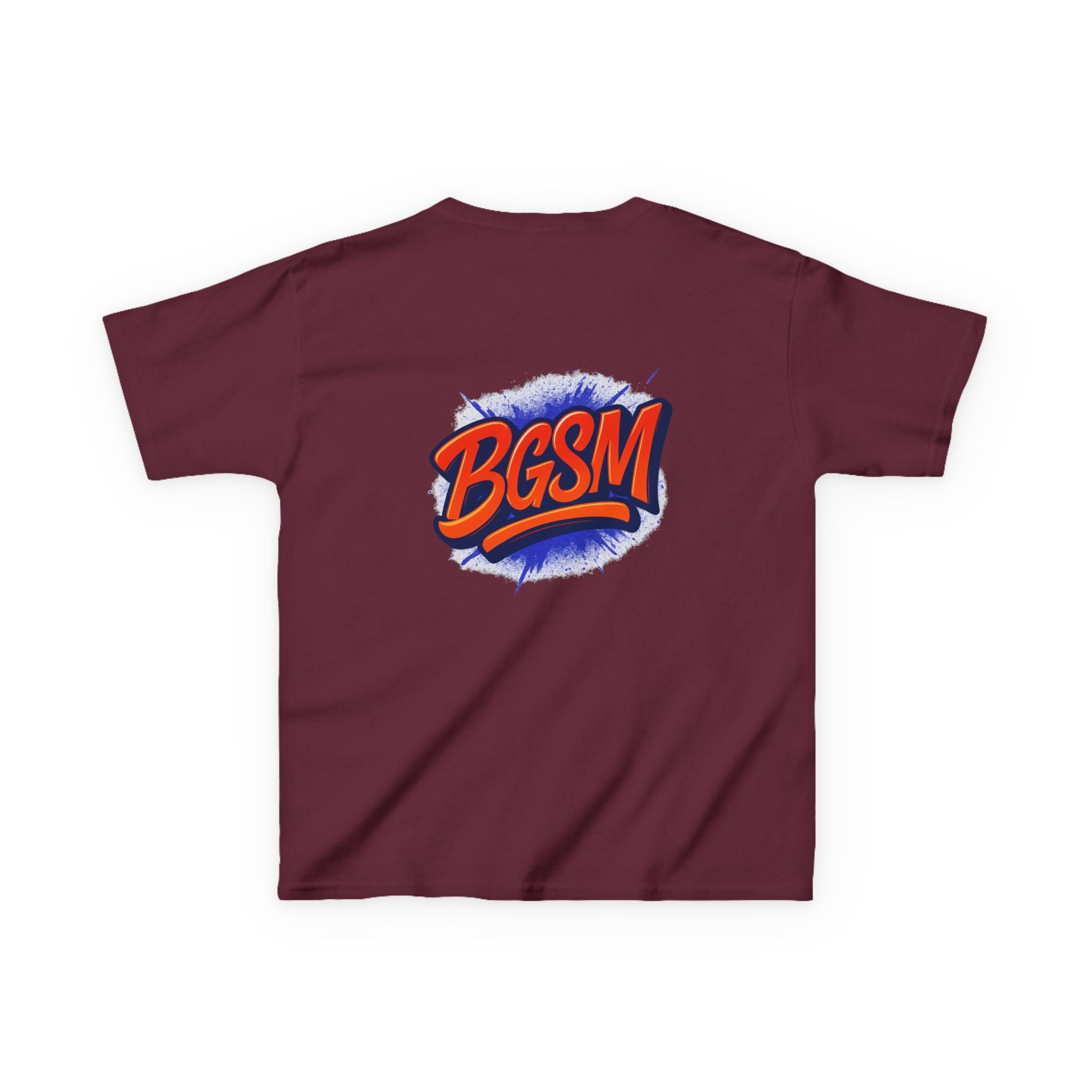 Kids Tee — "Rise Up and Pray" Christian Prayer Shirt with BGSM Back Logo