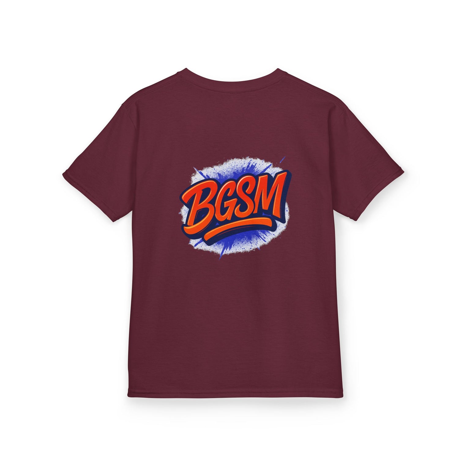 Kids Tee — "Rise Up and Pray" Christian Prayer Shirt with BGSM Back Logo