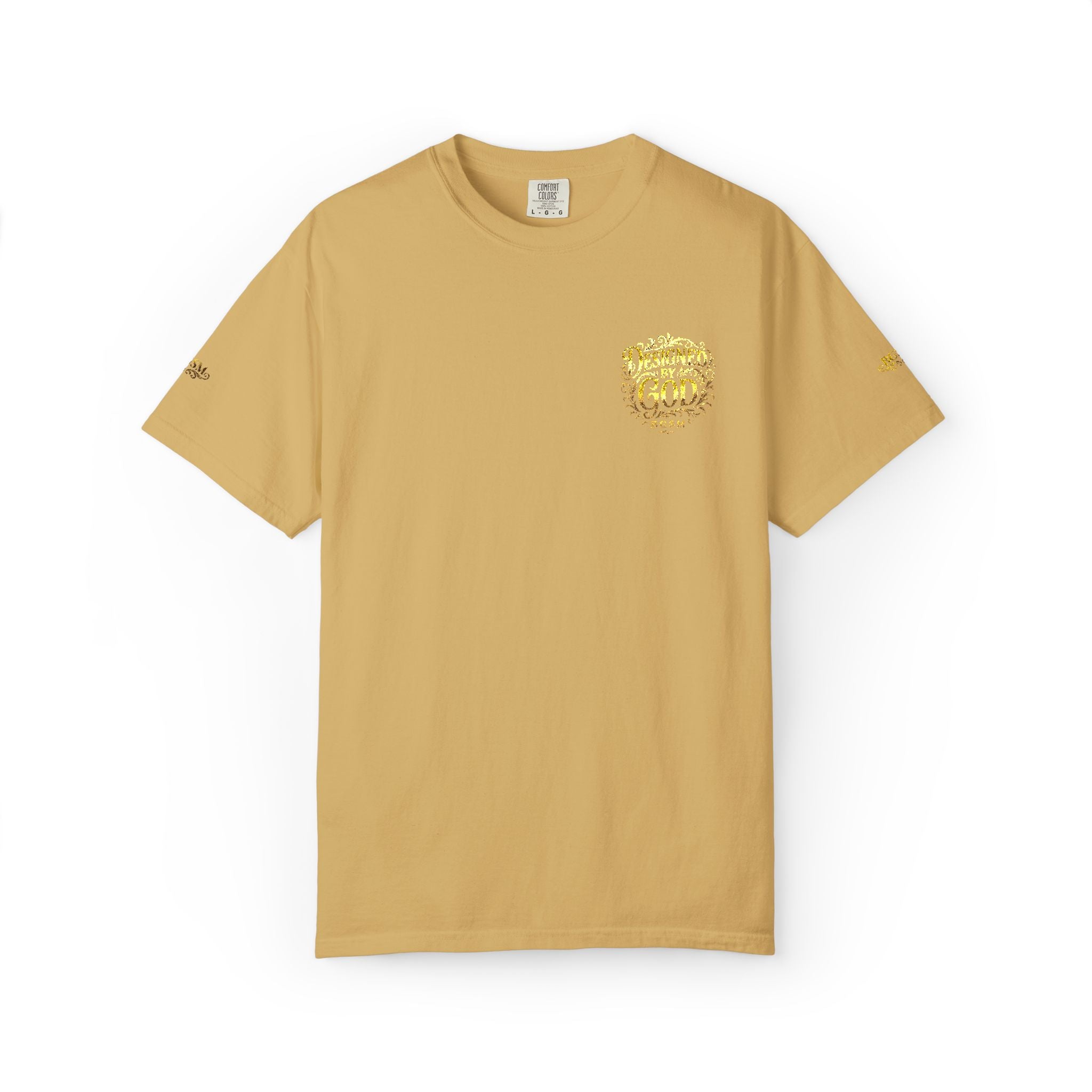 Autumn Fox Pocket T-Shirt — Rust Garment-Dyed Tee with Pocket Fox Design