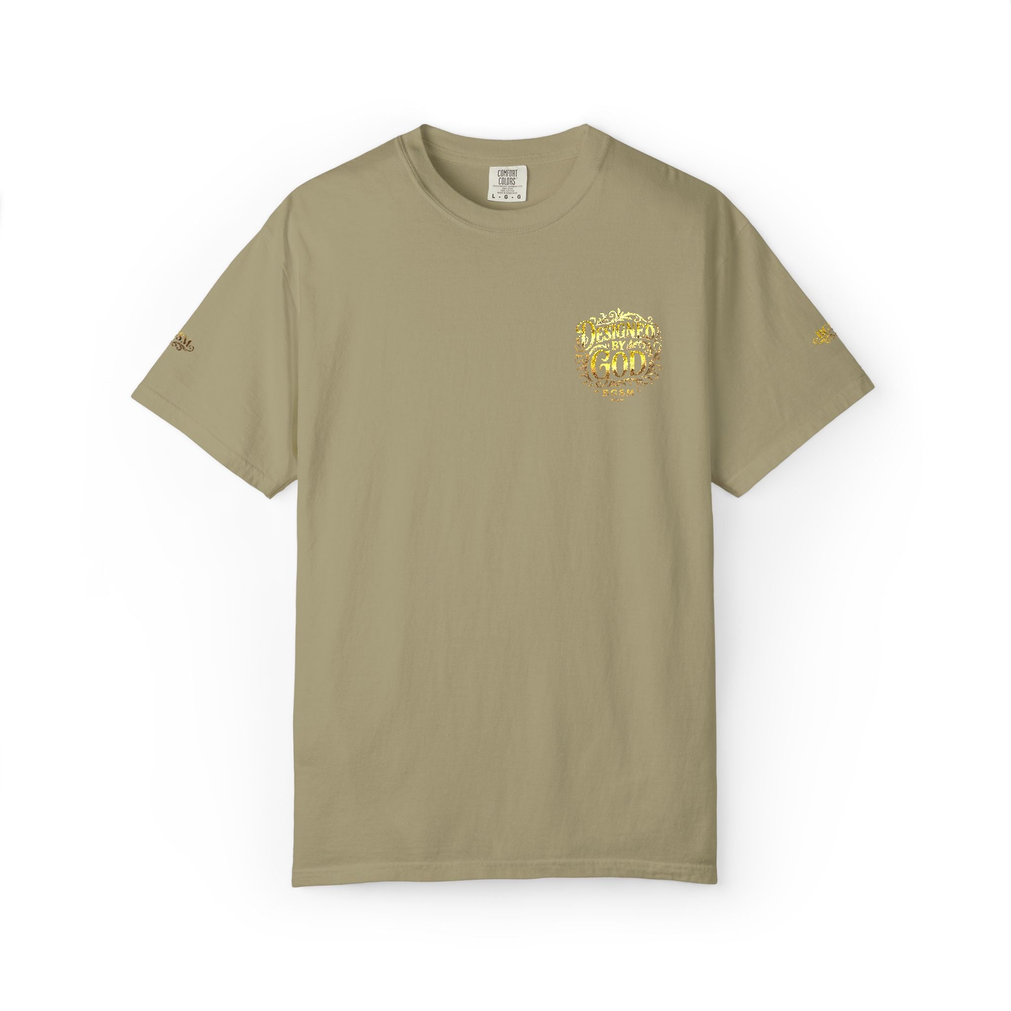 Autumn Fox Pocket T-Shirt — Rust Garment-Dyed Tee with Pocket Fox Design