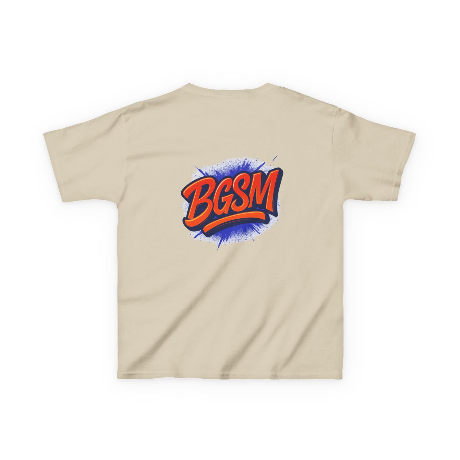Kids Tee — "Rise Up and Pray" Christian Prayer Shirt with BGSM Back Logo