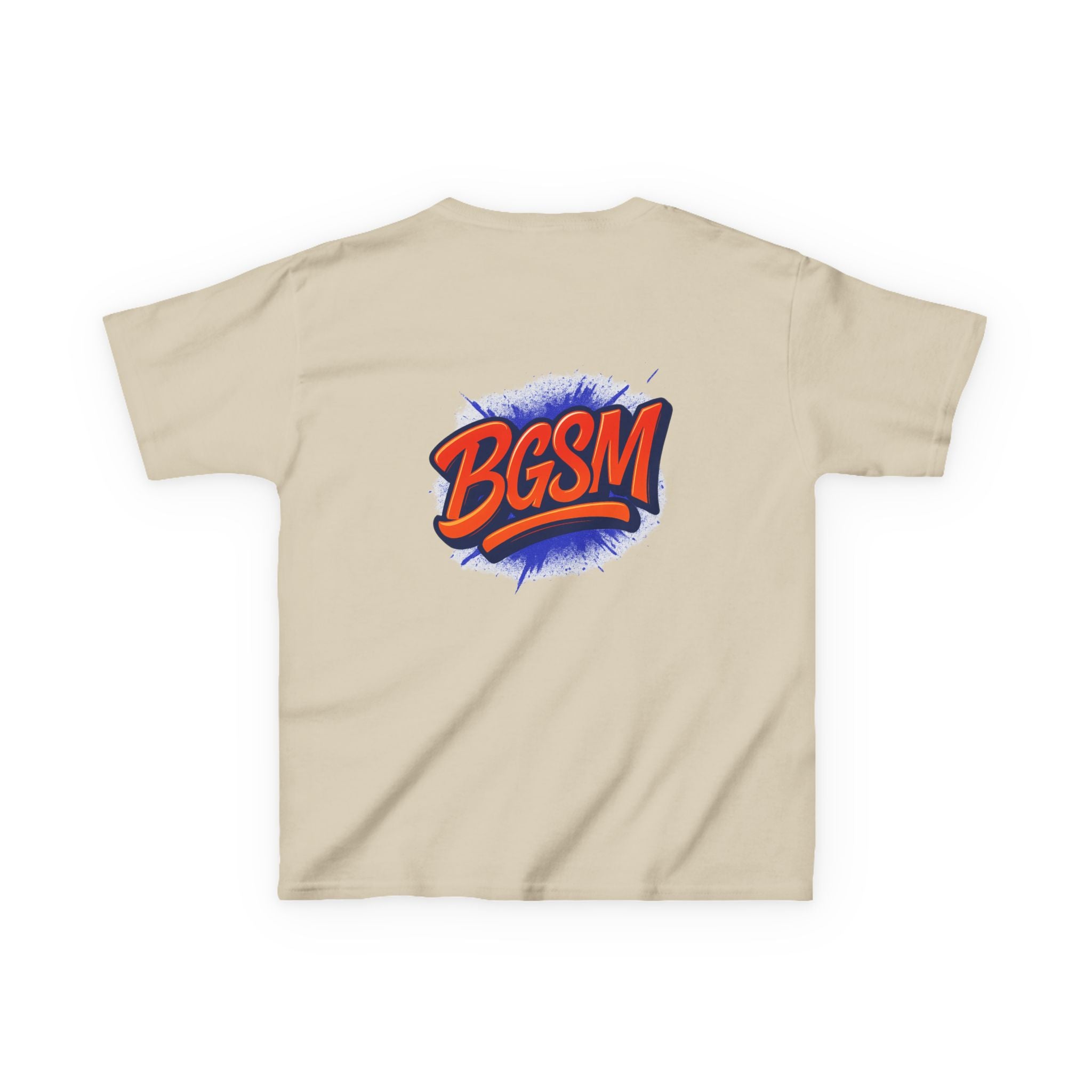 Kids Tee — "Rise Up and Pray" Christian Prayer Shirt with BGSM Back Logo