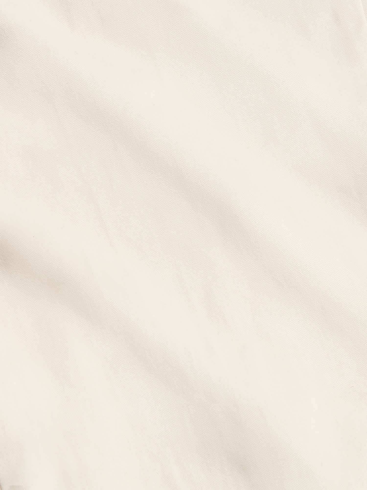 Dean Stretch Cotton Trouser in Egret