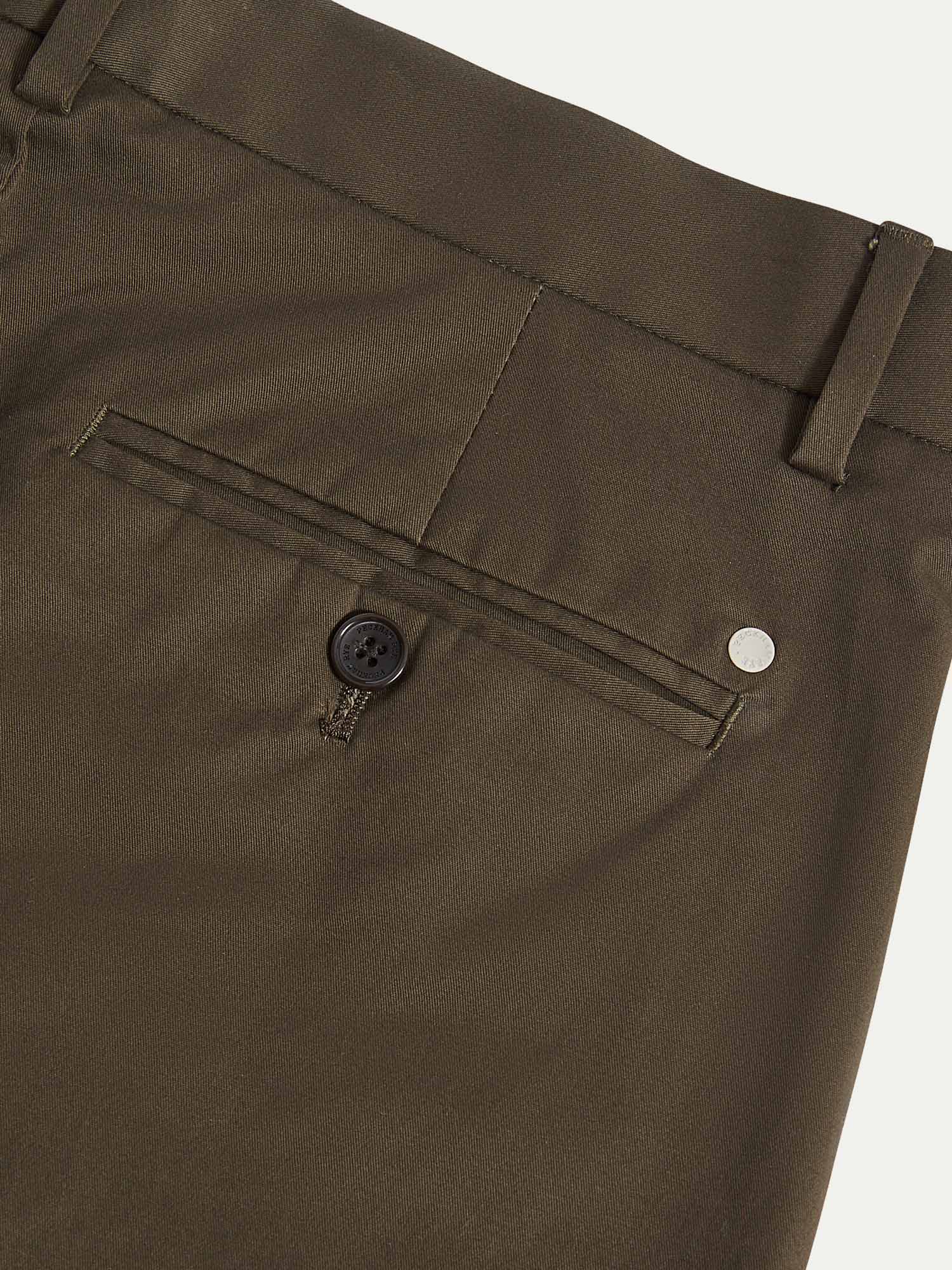 Dean Stretch Cotton Trouser in Sea Turtle