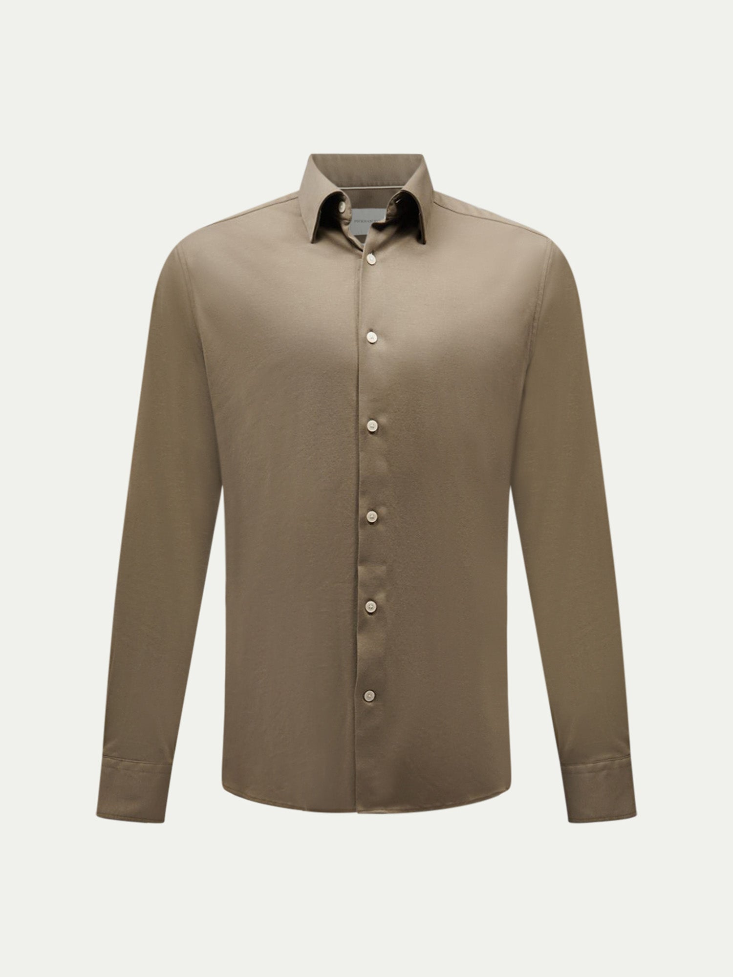 Jersey Hidden-Button Shirt in Sea Turtle