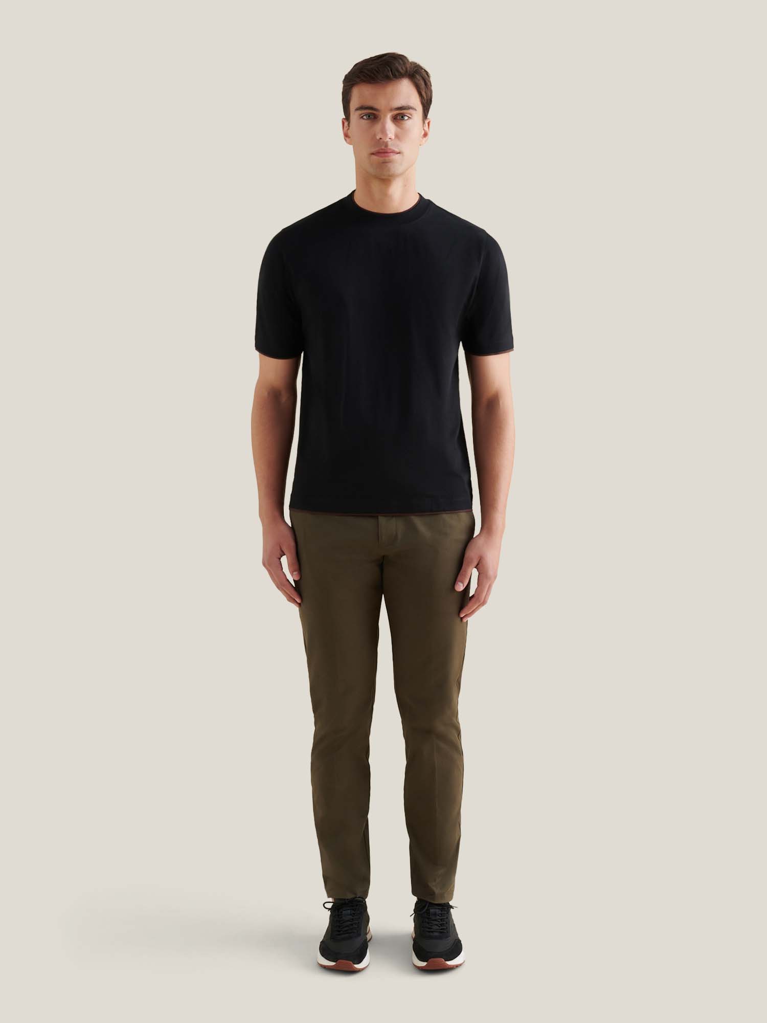 Burlington Double Layer T-Shirt in Black