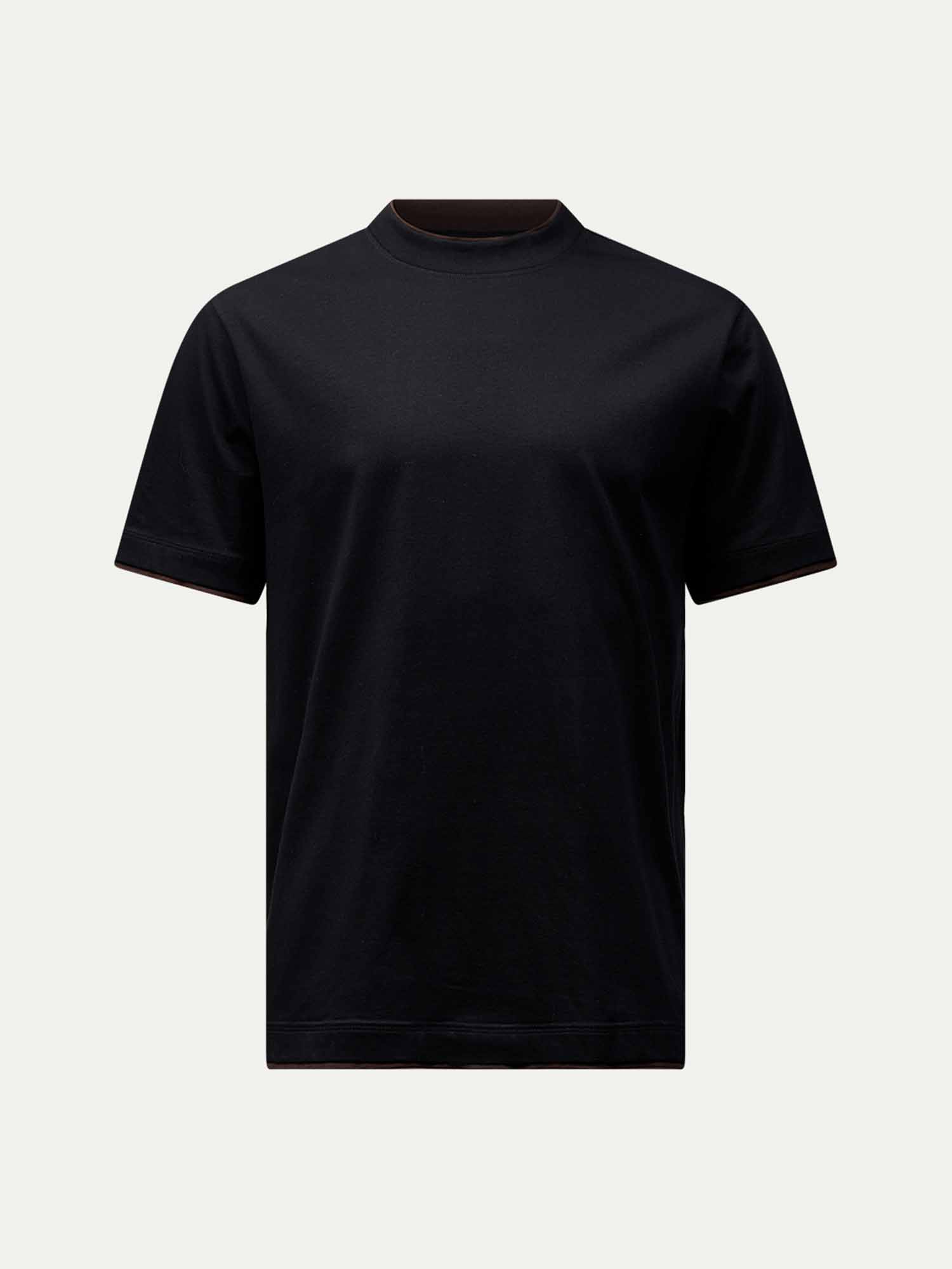 Burlington Double Layer T-Shirt in Black