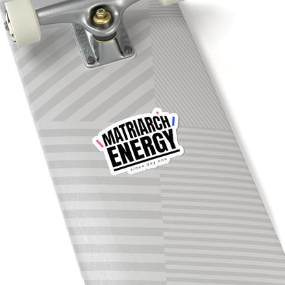 Matriarch Energy Sticker | Minimal Typographic Mom, Mother’s Day Mom Life
