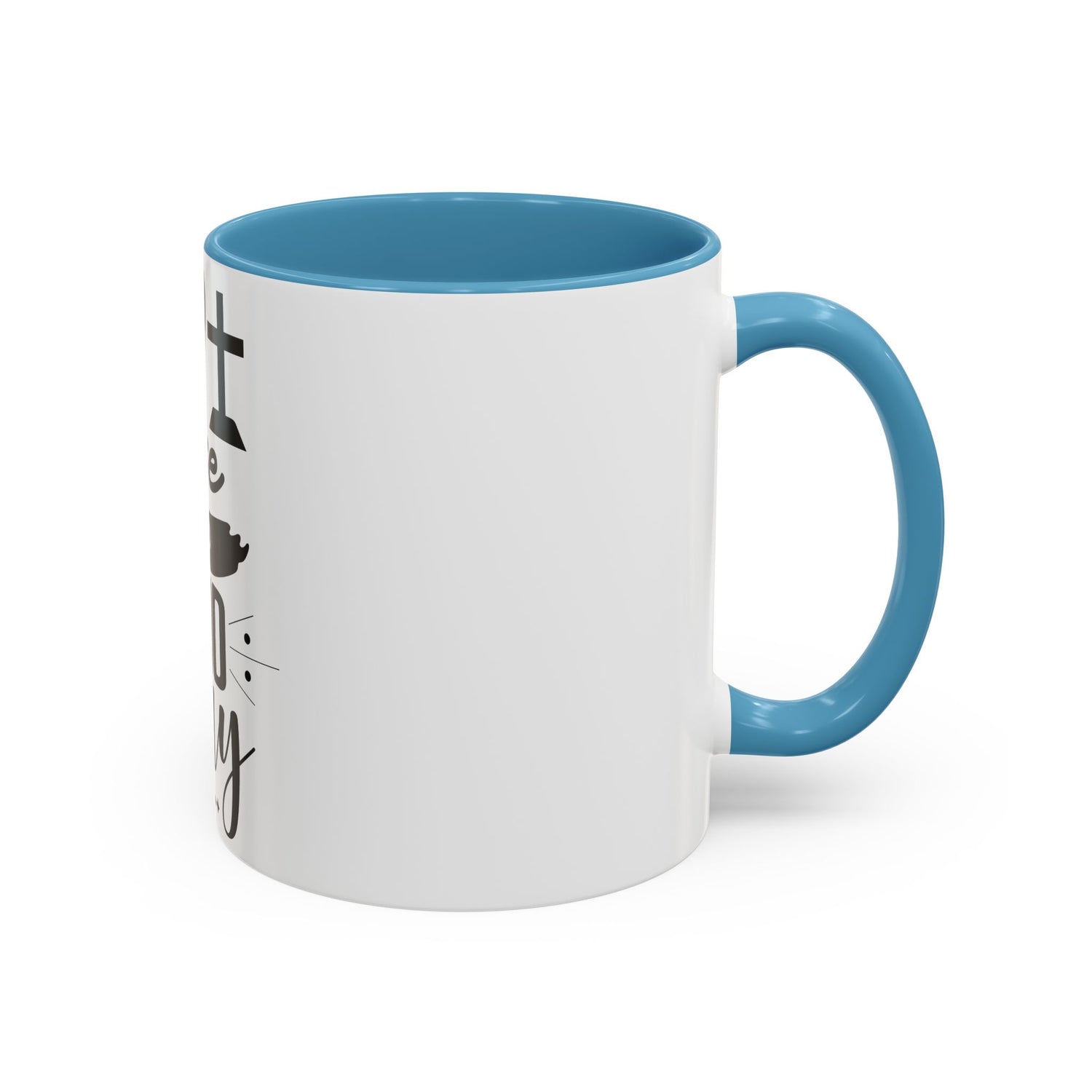 Rise Up and Pray Accent Coffee Mug – Inspirational Christian Coffee Cup