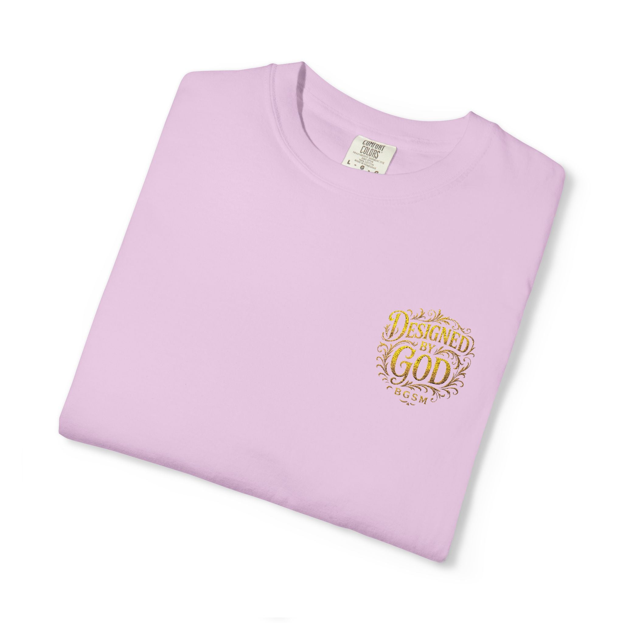 Autumn Fox Pocket T-Shirt — Rust Garment-Dyed Tee with Pocket Fox Design