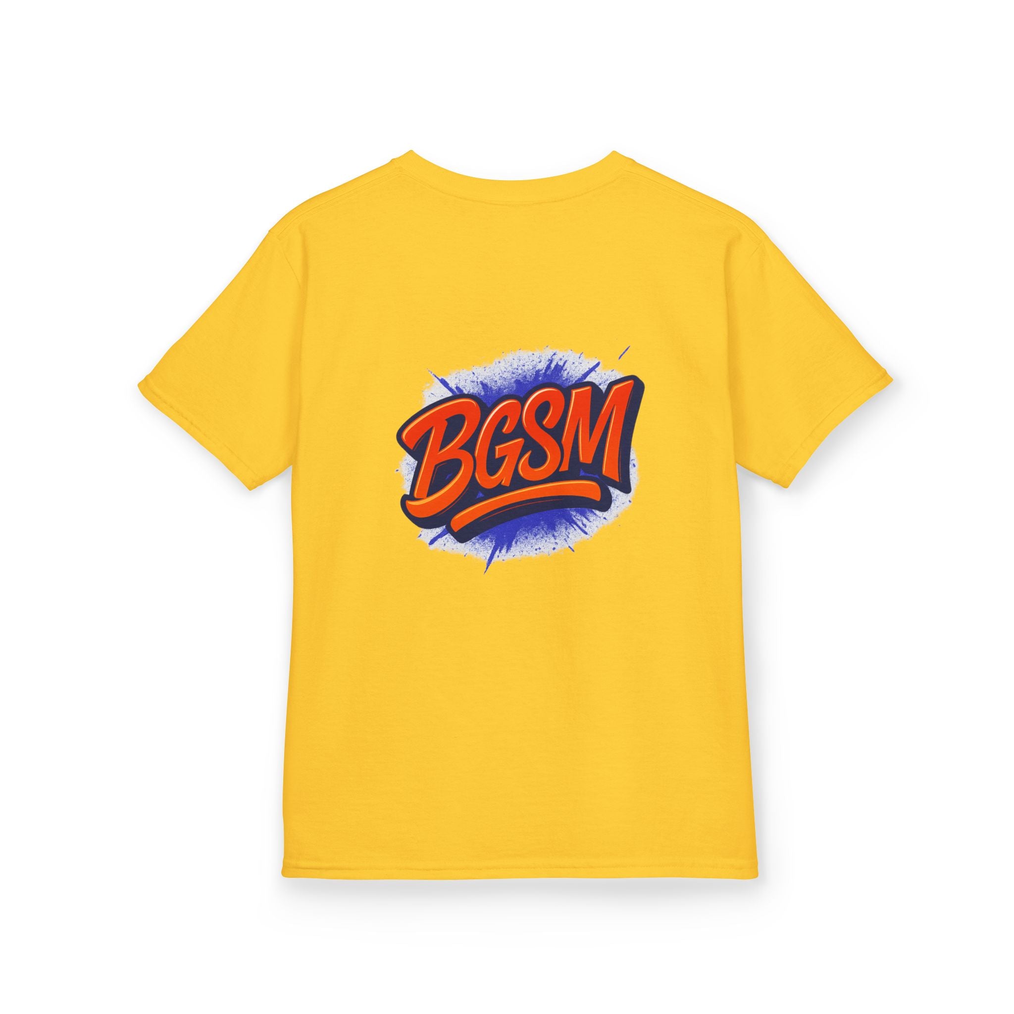 Kids Tee — "Rise Up and Pray" Christian Prayer Shirt with BGSM Back Logo