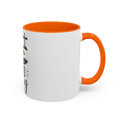 Rise Up and Pray Accent Coffee Mug – Inspirational Christian Coffee Cup