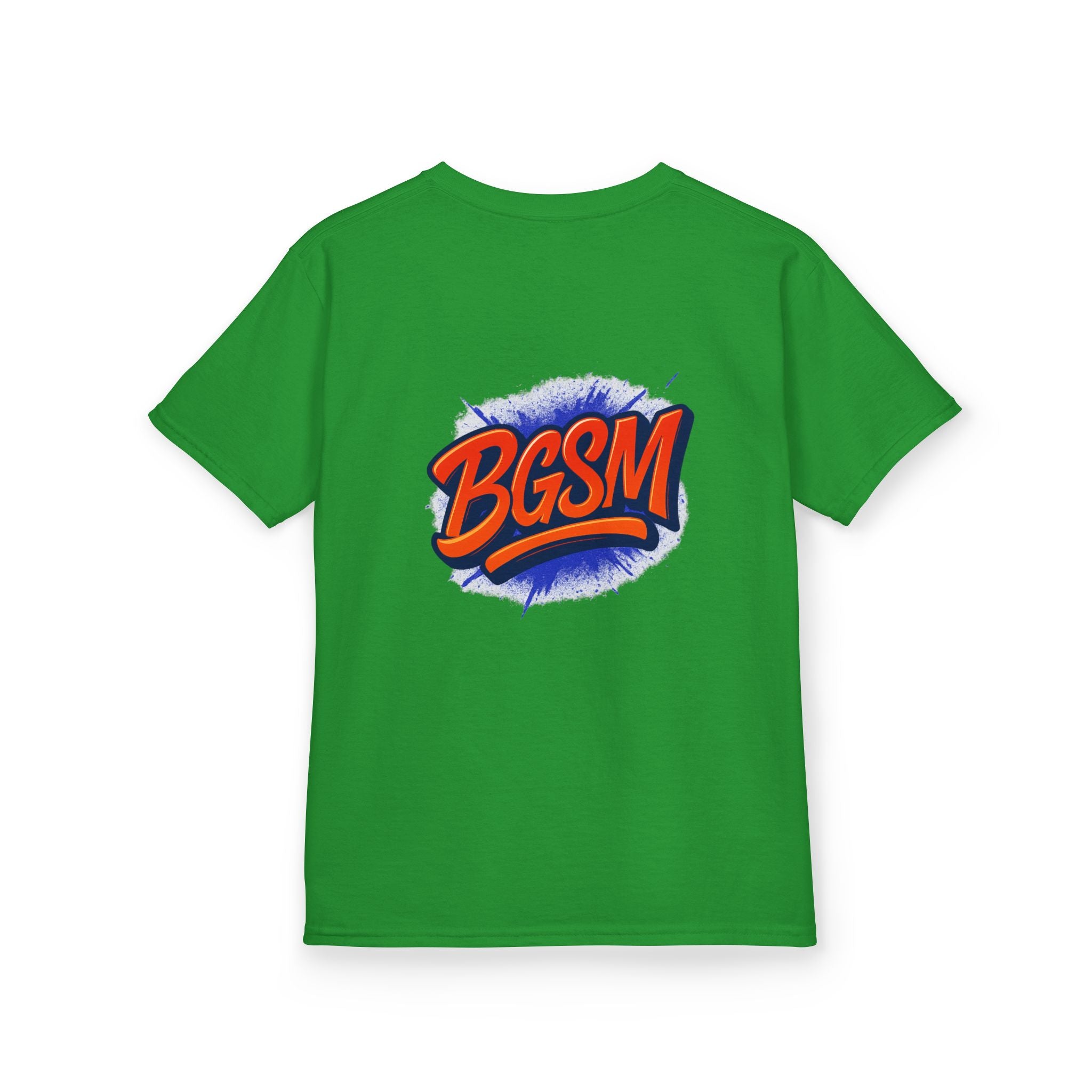Kids Tee — "Rise Up and Pray" Christian Prayer Shirt with BGSM Back Logo