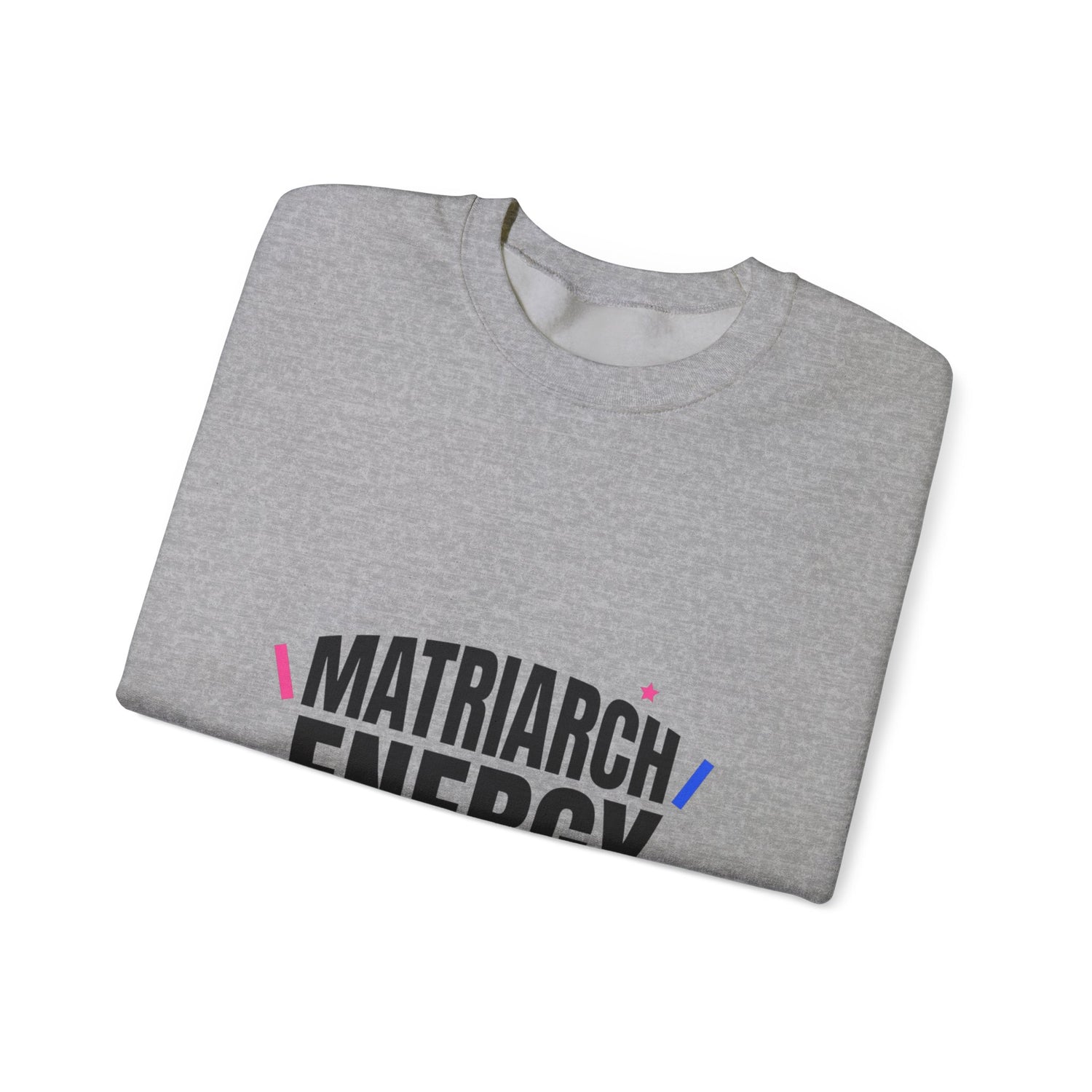 Matriarch Energy Sweatshirt | Typographic Mom, Minimal Mother’s Day