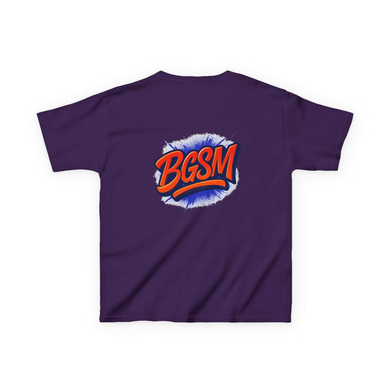 Kids Tee — "Rise Up and Pray" Christian Prayer Shirt with BGSM Back Logo