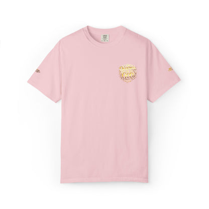 Autumn Fox Pocket T-Shirt — Rust Garment-Dyed Tee with Pocket Fox Design