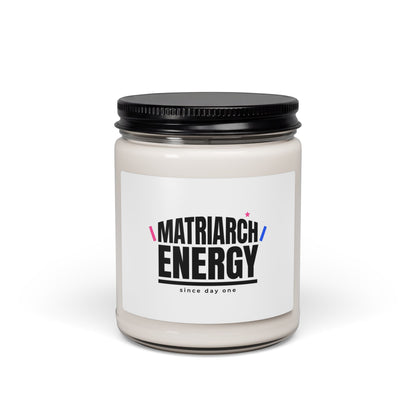 Matriarch Energy Candle | Soy Scented Candle, Minimal Typographic Mom