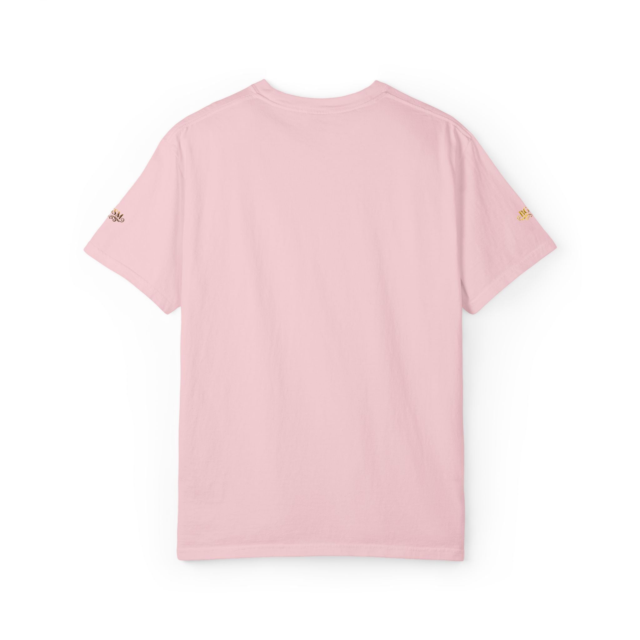 Autumn Fox Pocket T-Shirt — Rust Garment-Dyed Tee with Pocket Fox Design