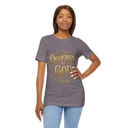 BGSM Designed by God Tee — Inspirational Christian Short Sleeve Shirt (BGSM)