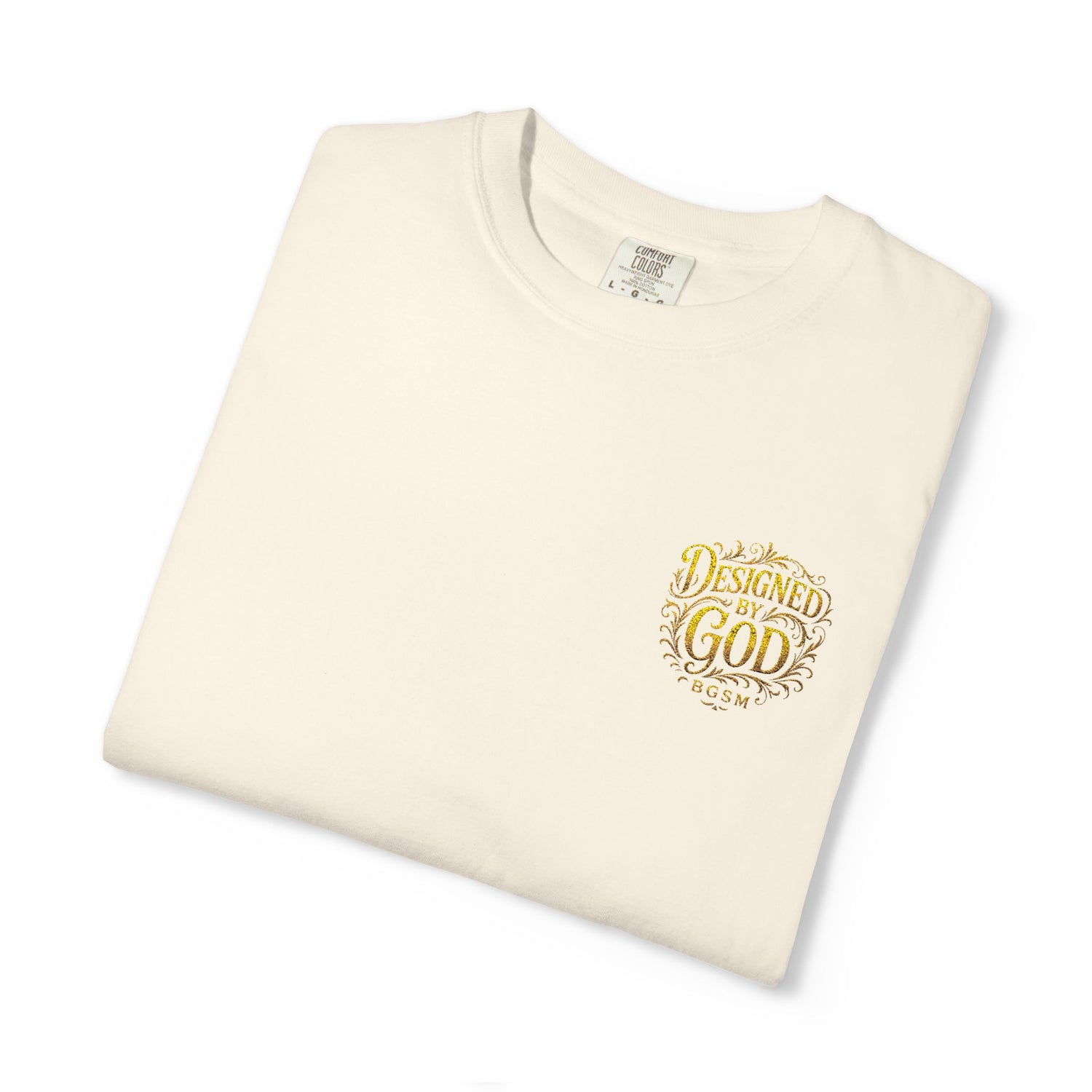Autumn Fox Pocket T-Shirt — Rust Garment-Dyed Tee with Pocket Fox Design