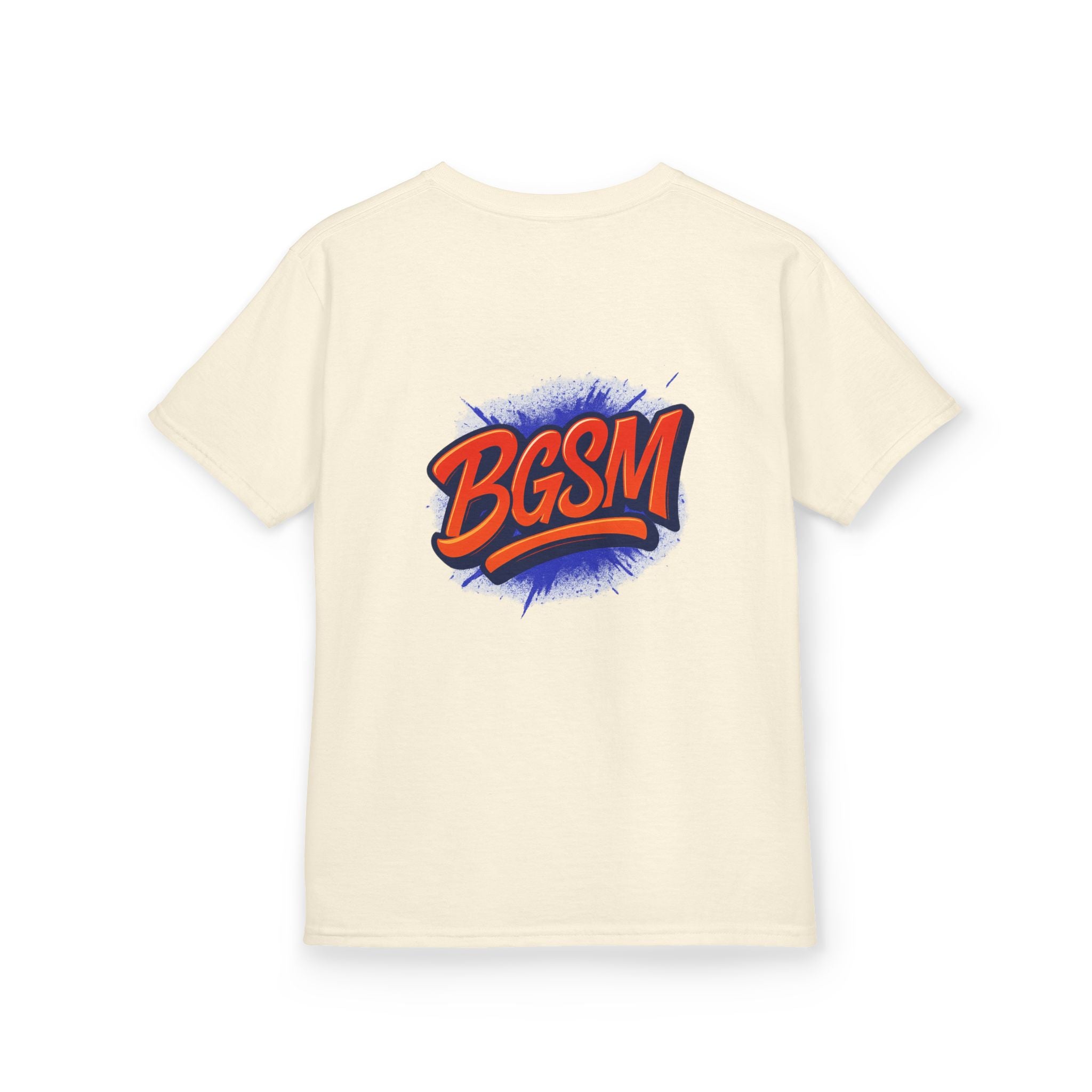 Kids Tee — "Rise Up and Pray" Christian Prayer Shirt with BGSM Back Logo
