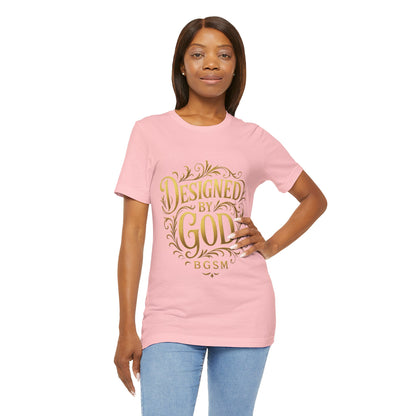 BGSM Designed by God Tee — Inspirational Christian Short Sleeve Shirt (BGSM)