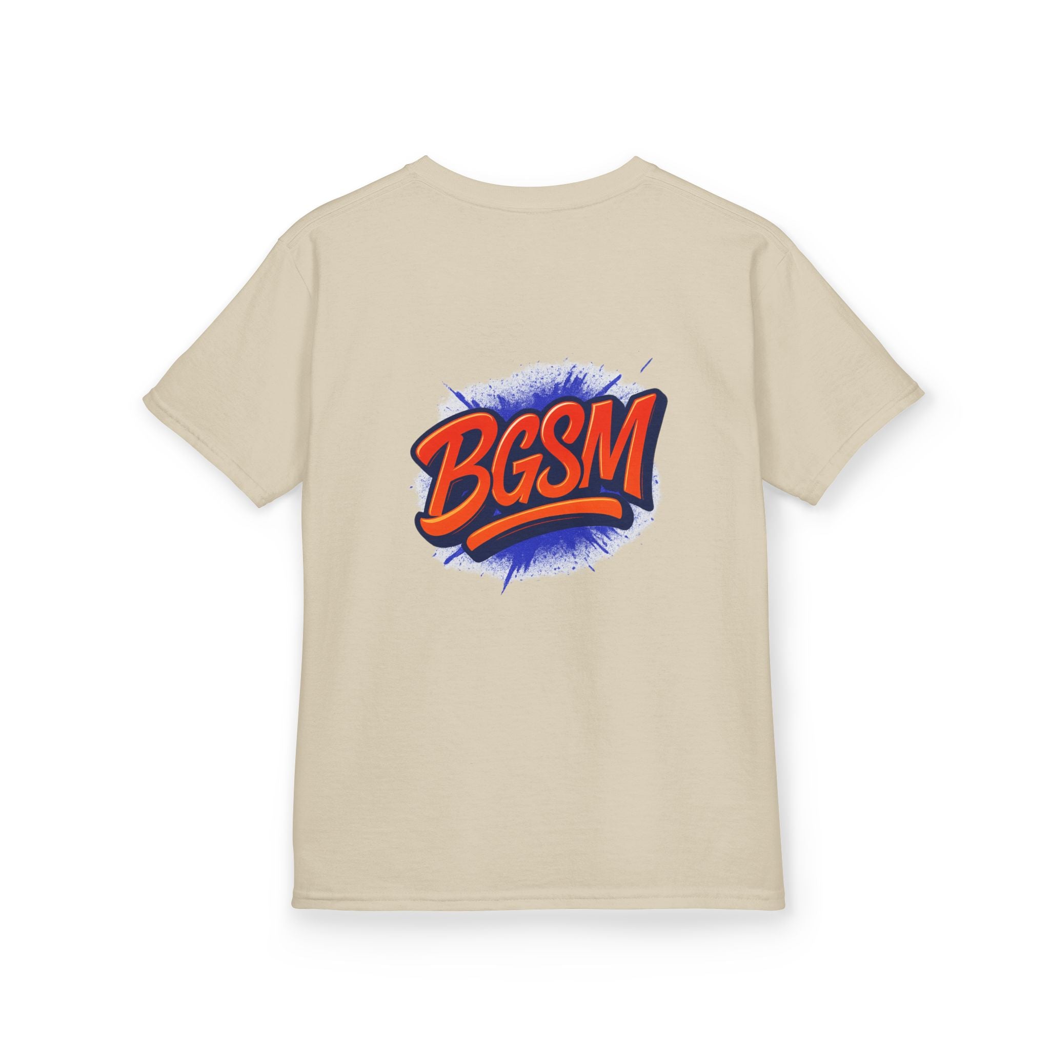 Kids Tee — "Rise Up and Pray" Christian Prayer Shirt with BGSM Back Logo