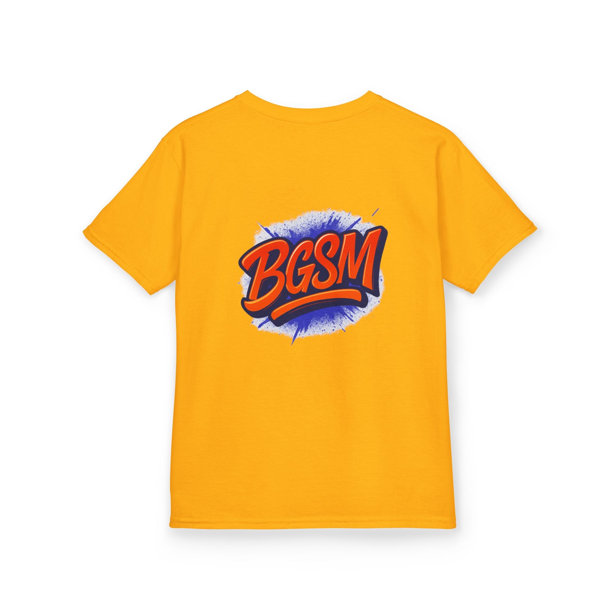 Kids Tee — "Rise Up and Pray" Christian Prayer Shirt with BGSM Back Logo