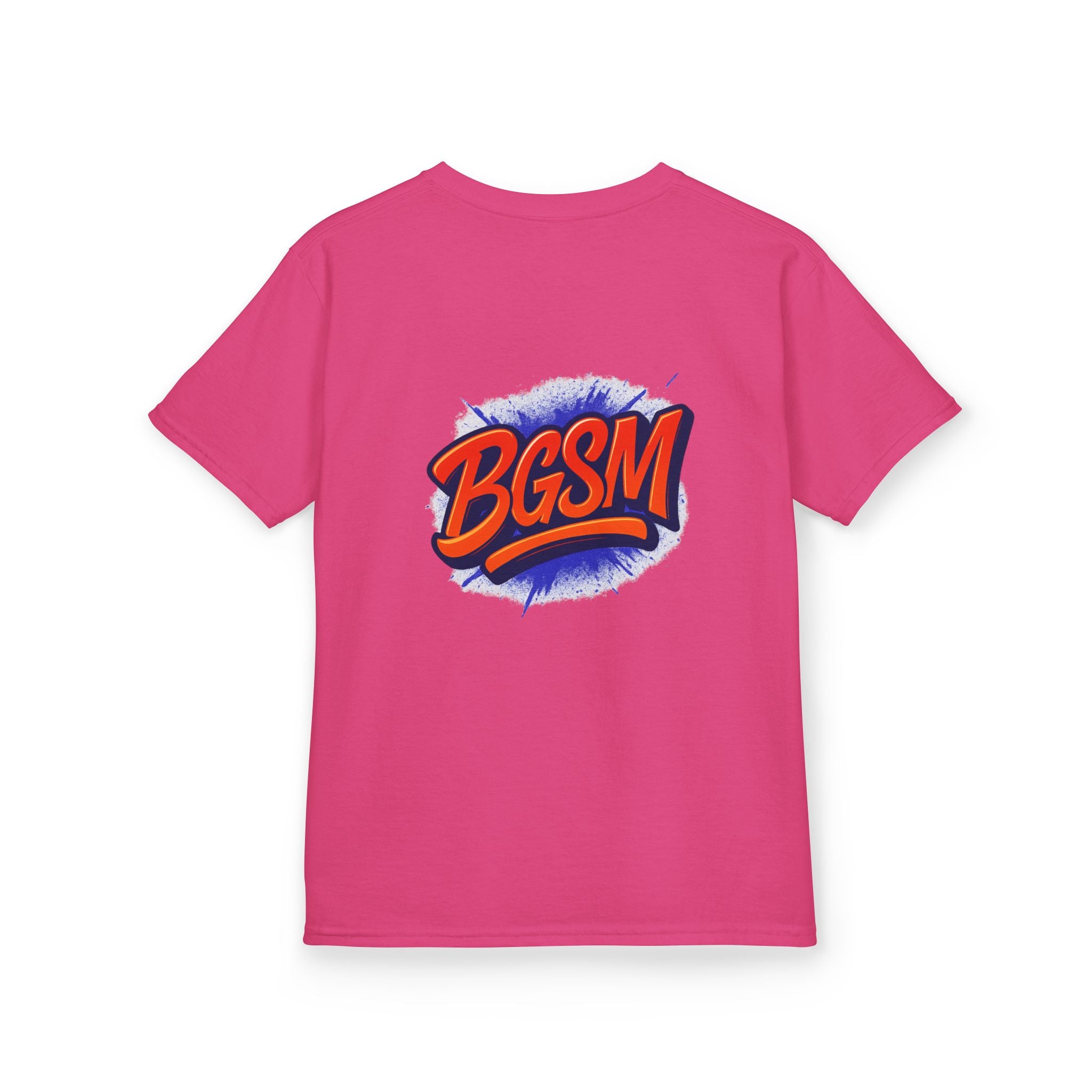Kids Tee — "Rise Up and Pray" Christian Prayer Shirt with BGSM Back Logo