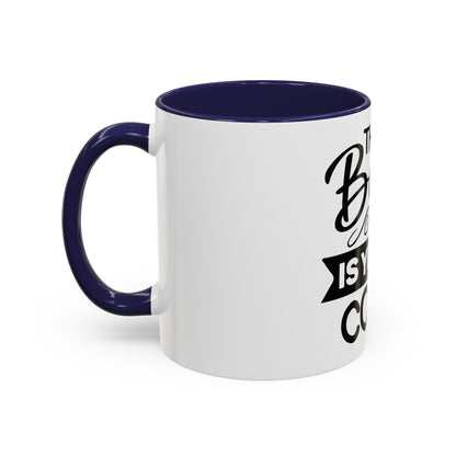 BGSM The Best Is Yet To Come Accent Coffee Mug - Inspirational Ceramic Tea Cup (11/15oz)
